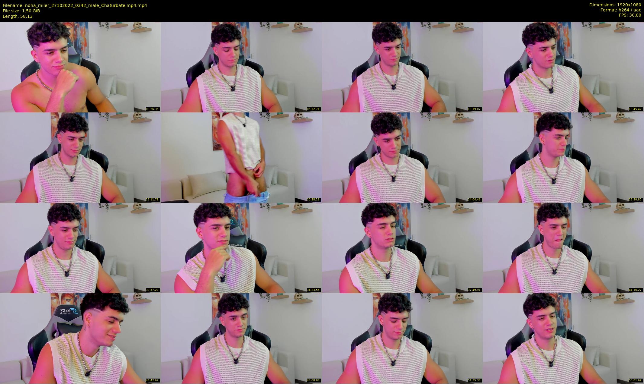 noha_miler — 59 minute Chaturbate male cam show recording, 1080p, Oct 27, 2022