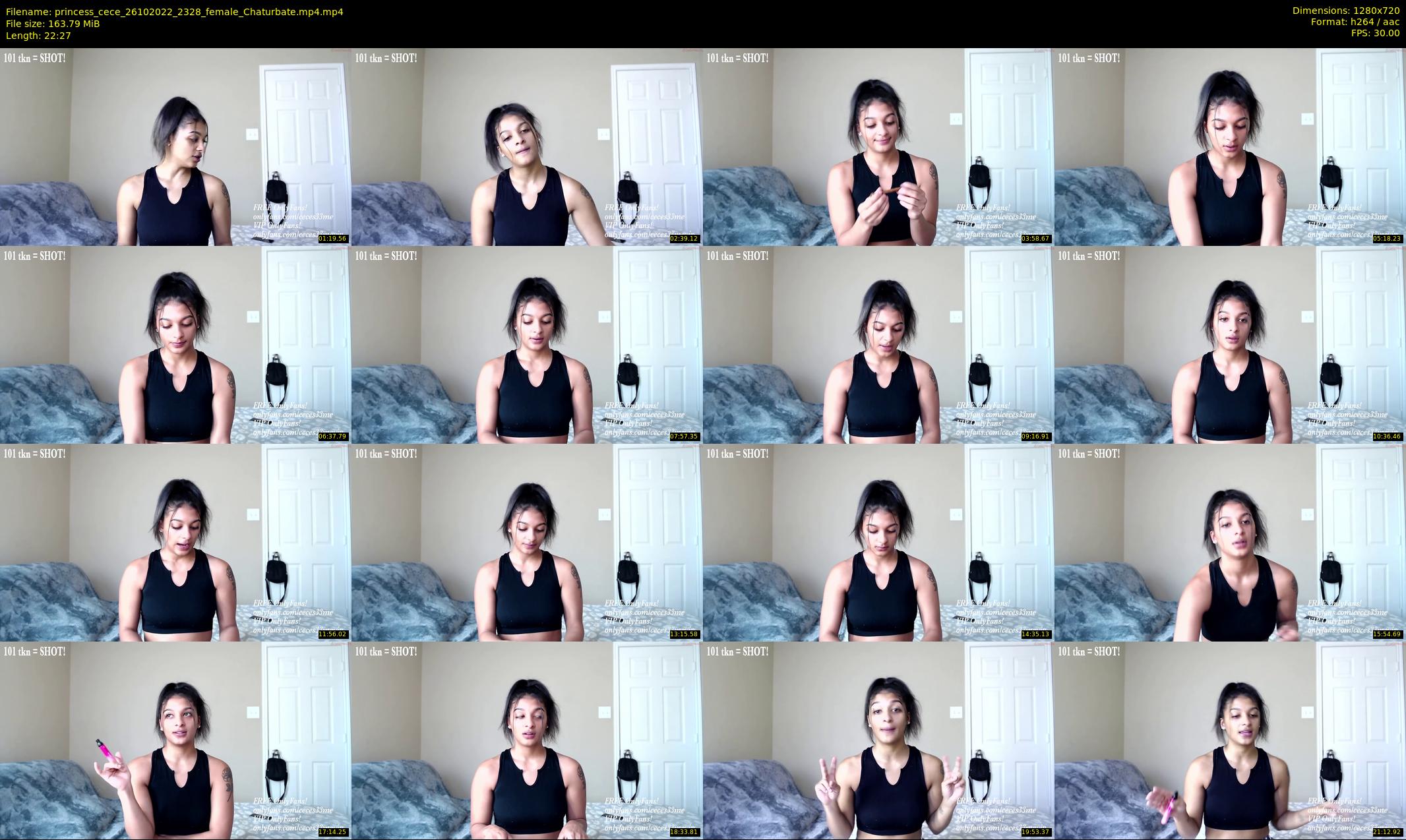 princess_cece — 23 minute Chaturbate female cam show recording, 720p, Oct 26, 2022