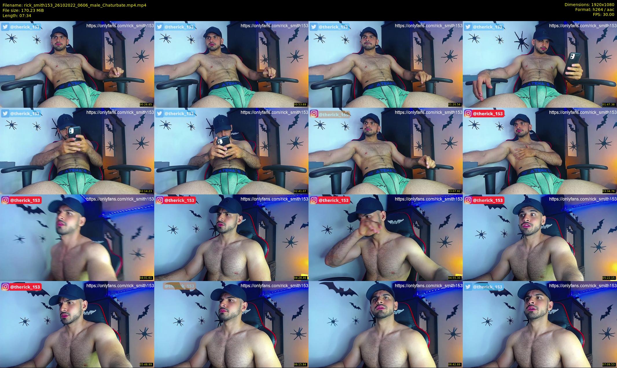 rick_smith153 — 8 minute Chaturbate male cam show recording, 1080p, Oct 26, 2022