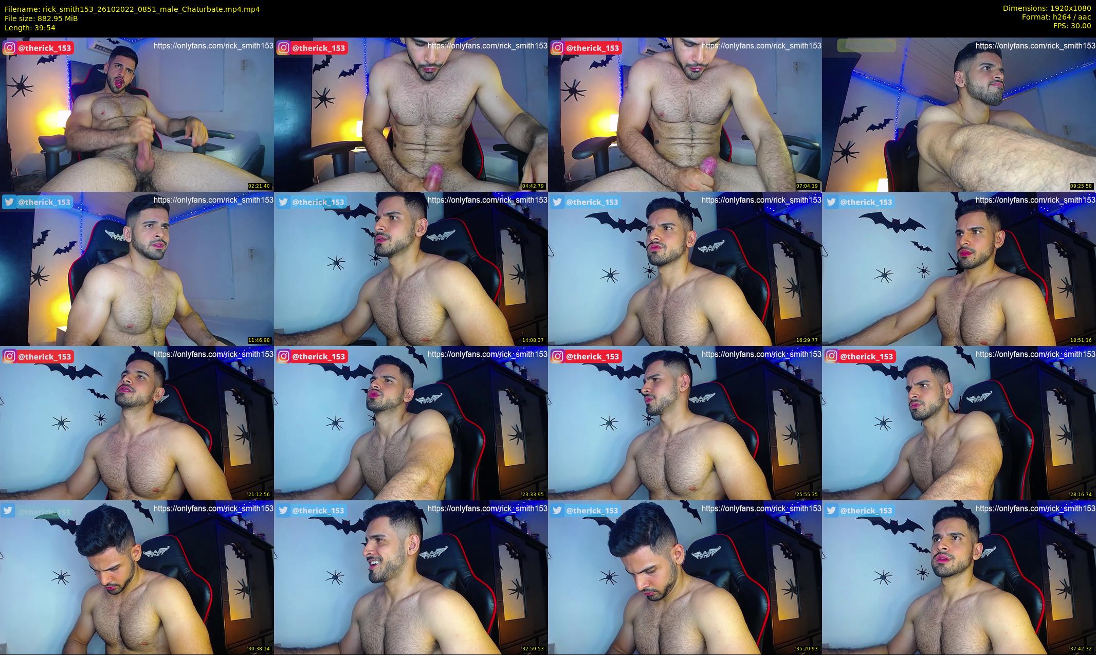 rick_smith153 — 40 minute Chaturbate male cam show recording, 1080p, Oct 26, 2022
