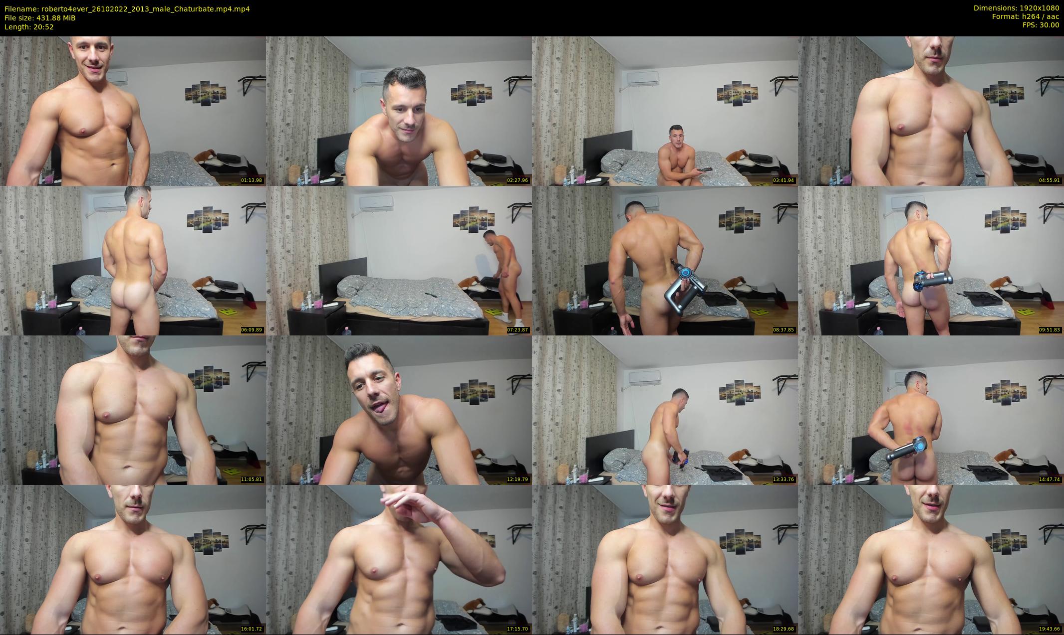 roberto4ever — 21 minute Chaturbate male cam show recording, 1080p, Oct 26, 2022