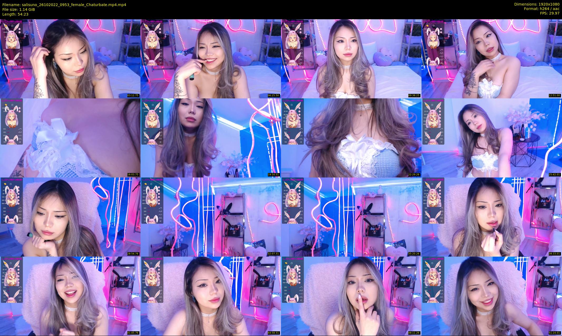 salisuno — 55 minute Chaturbate female cam show recording, 1080p, Oct 26, 2022