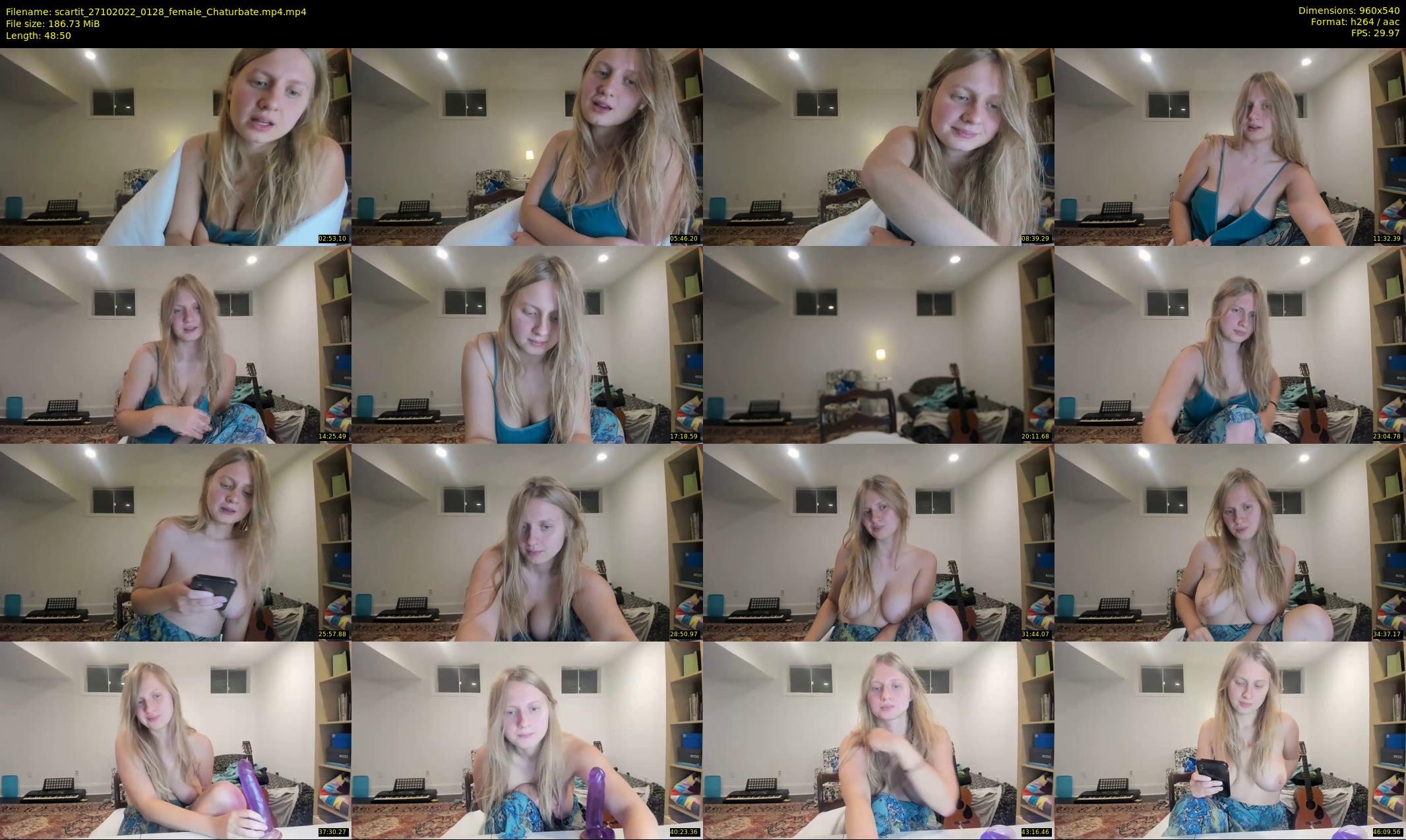 scartit — 49 minute Chaturbate female cam show recording, 480p, Oct 27, 2022
