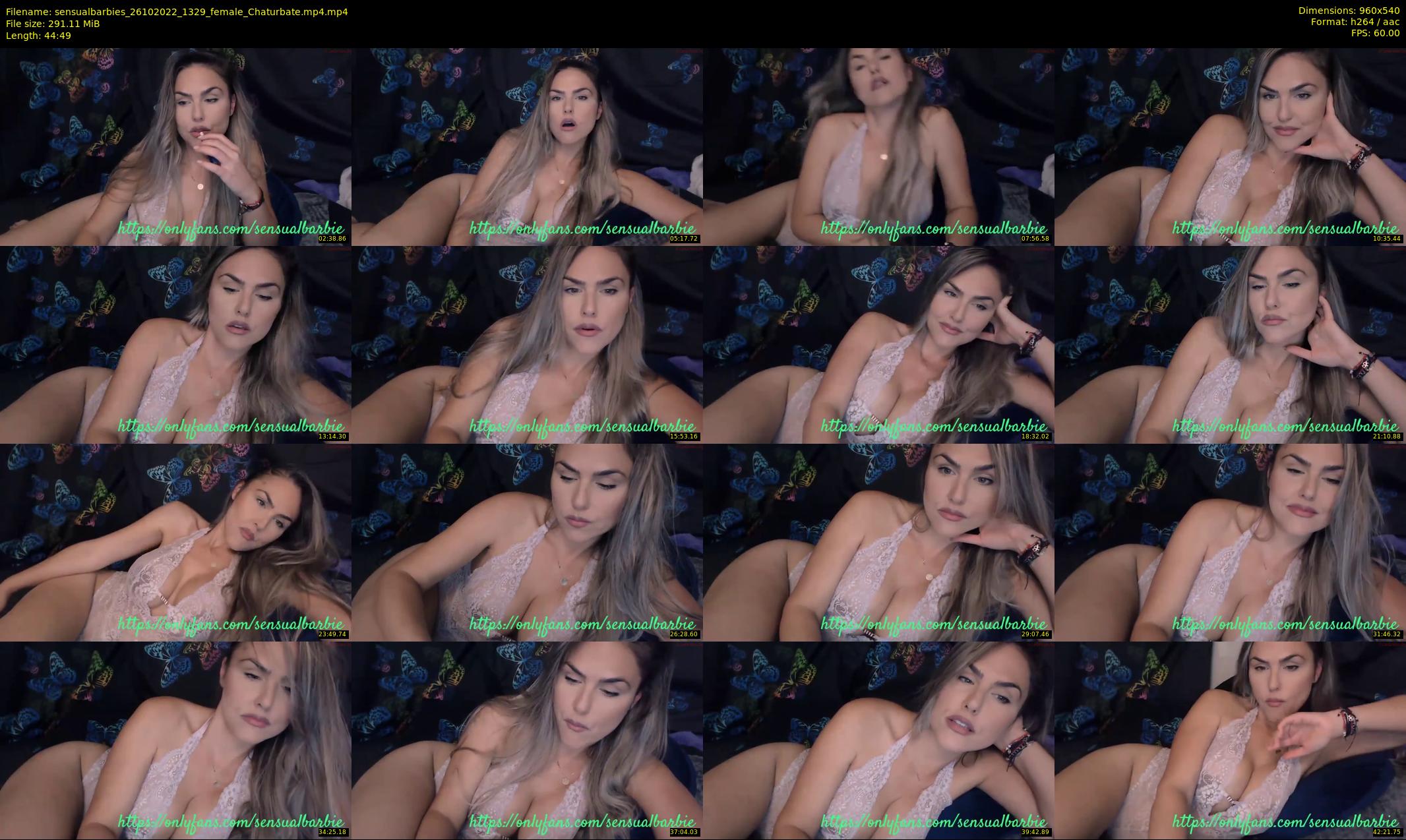 sensualbarbies — 45 minute Chaturbate female cam show recording, 480p, Oct 26, 2022