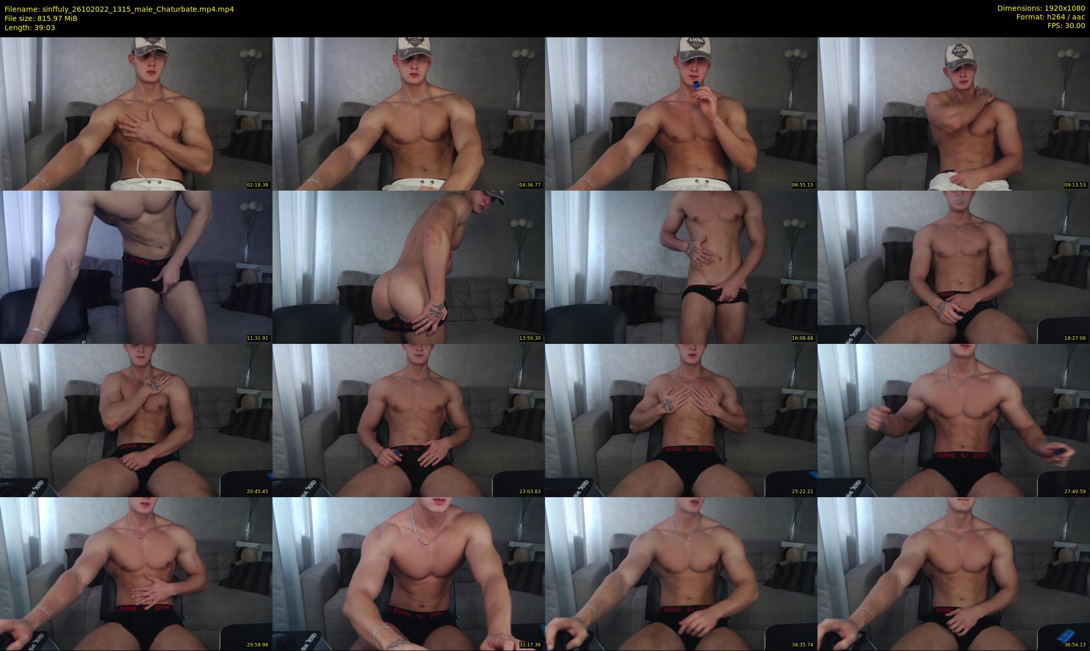 sinffuly — 40 minute Chaturbate male cam show recording, 1080p, Oct 26, 2022