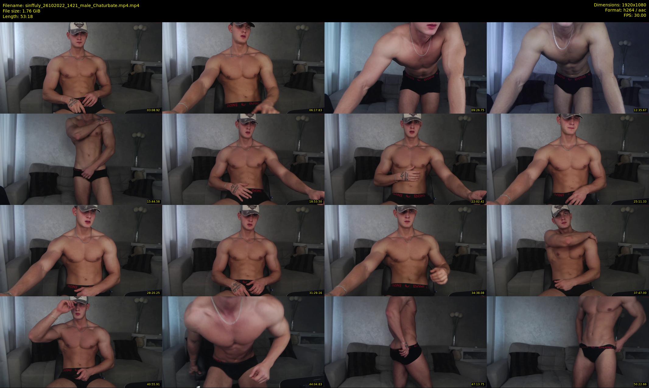 sinffuly — 54 minute Chaturbate male cam show recording, 1080p, Oct 26, 2022