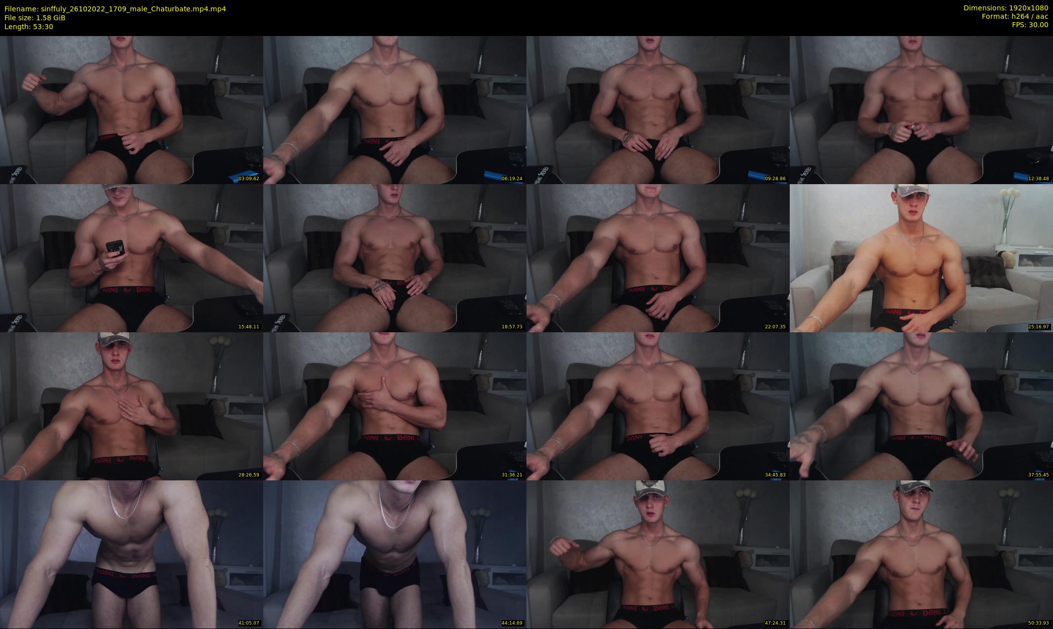 sinffuly — 54 minute Chaturbate male cam show recording, 1080p, Oct 26, 2022