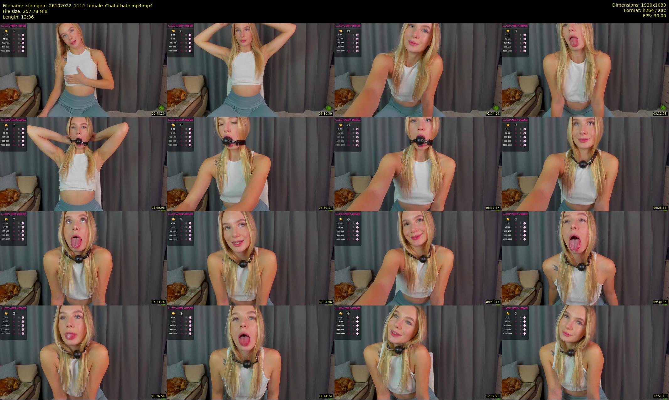 slemgem — 14 minute Chaturbate couple cam show recording, 1080p, Oct 26, 2022