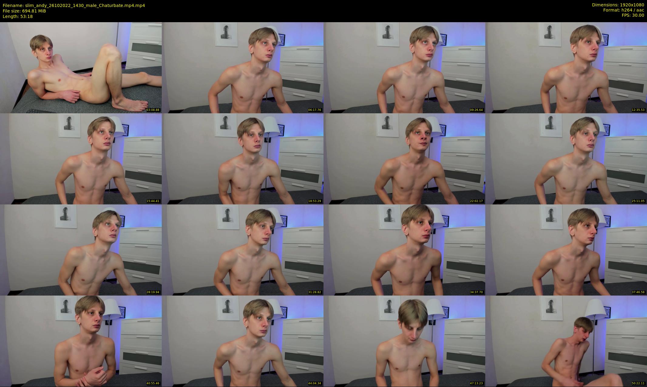 slim_andy — 54 minute Chaturbate male cam show recording, 1080p, Oct 26, 2022