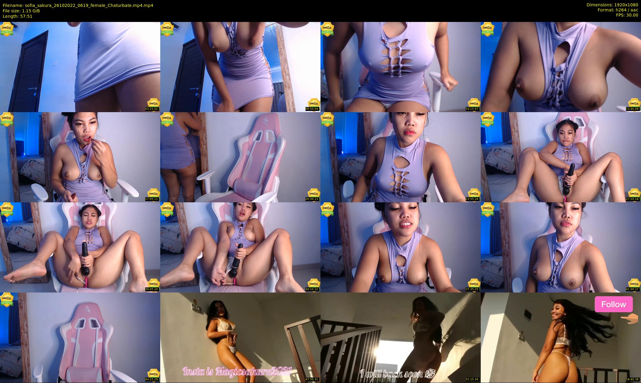 sofia_sakura — 58 minute Chaturbate female cam show recording, 1080p, Oct 26, 2022