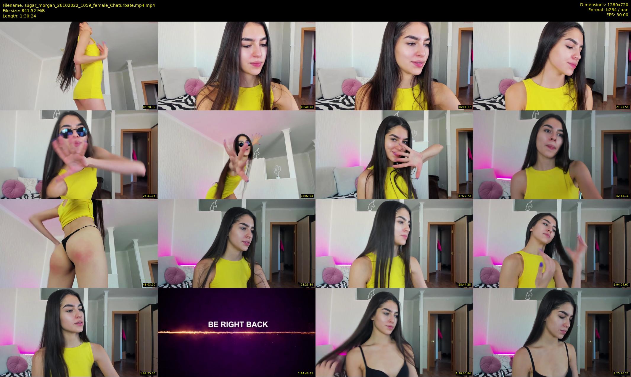 sugar_morgan — 91 minute Chaturbate female cam show recording, 720p, Oct 26, 2022