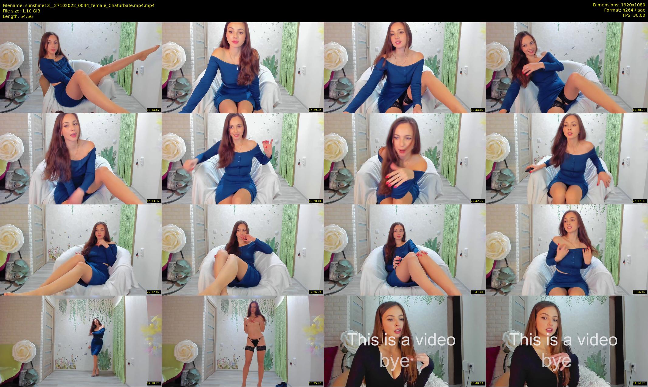 sunshine13_ — 55 minute Chaturbate female cam show recording, 1080p, Oct 27, 2022