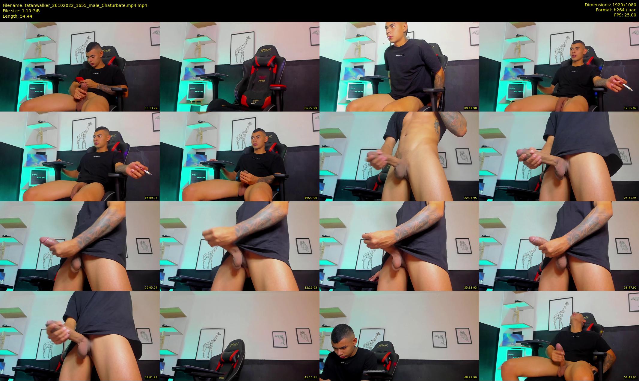 tatanwalker — 55 minute Chaturbate male cam show recording, 1080p, Oct 26, 2022