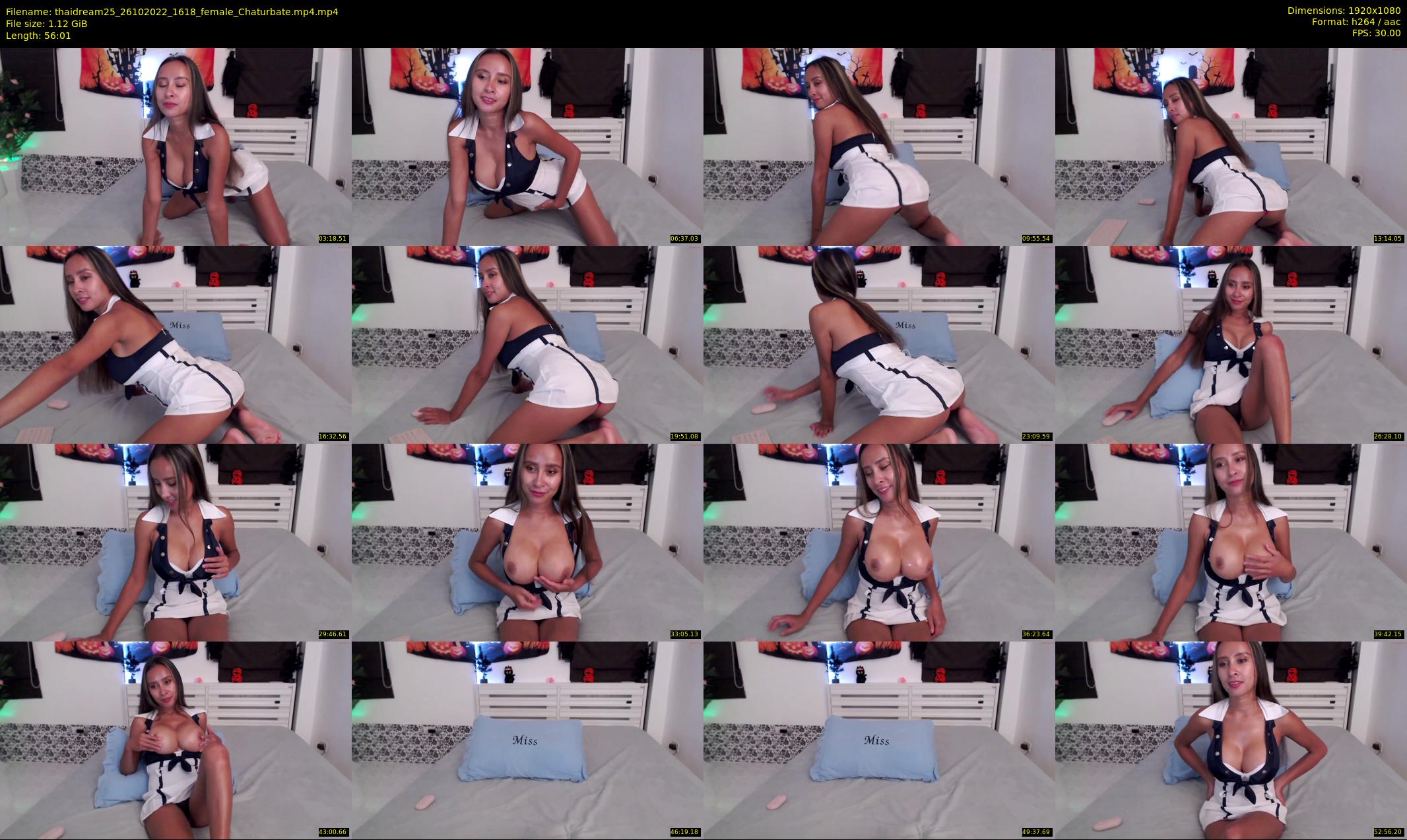 thaidream25 — 57 minute Chaturbate female cam show recording, 1080p, Oct 26, 2022
