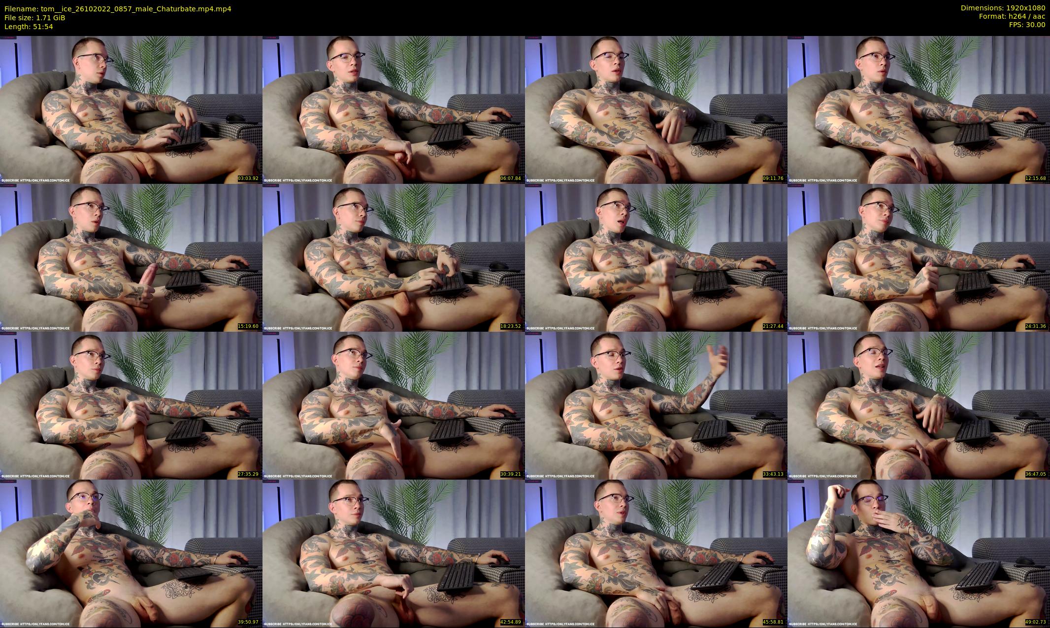 tom__ice — 52 minute Chaturbate male cam show recording, 1080p, Oct 26, 2022