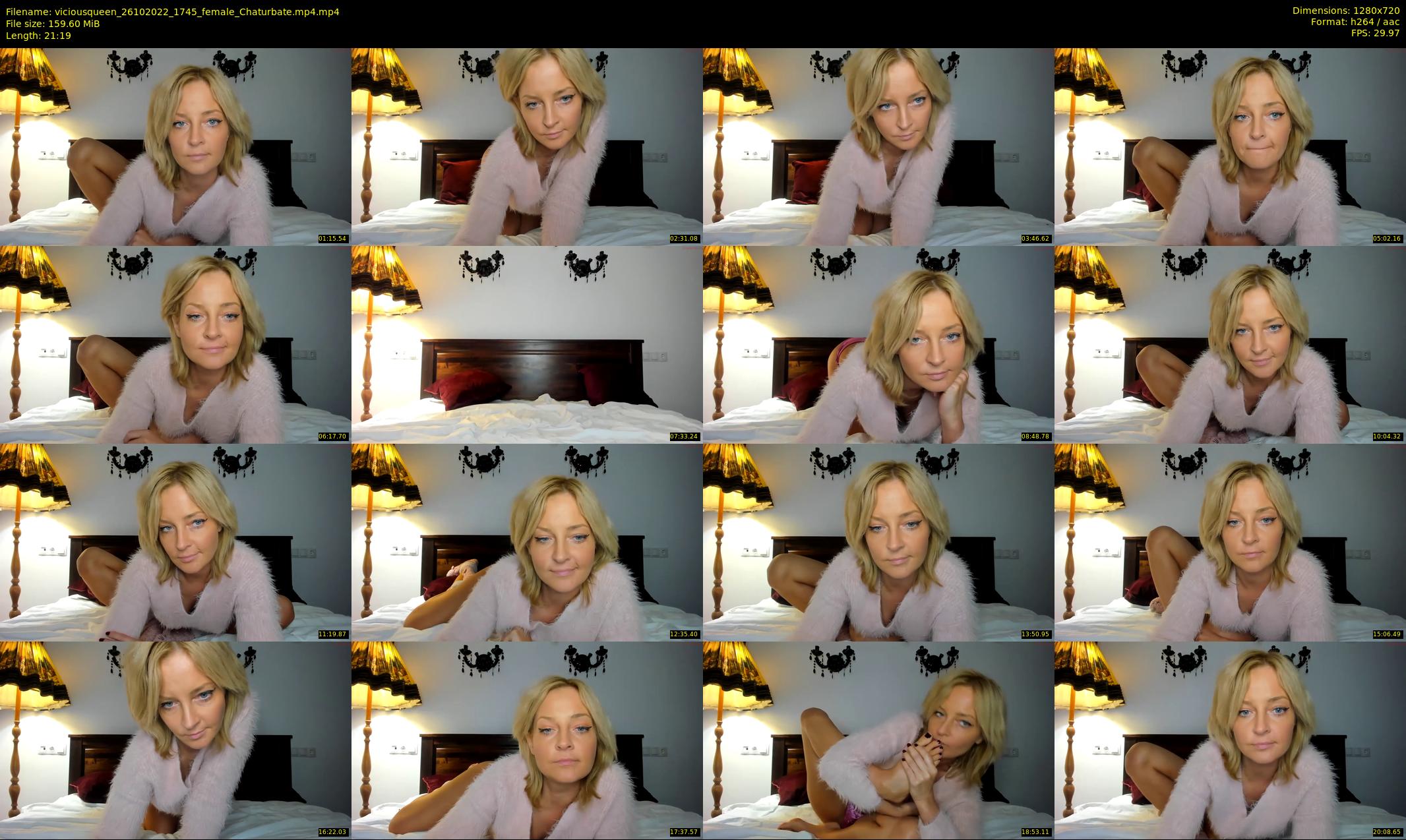 viciousqueen — 22 minute Chaturbate female cam show recording, 720p, Oct 26, 2022