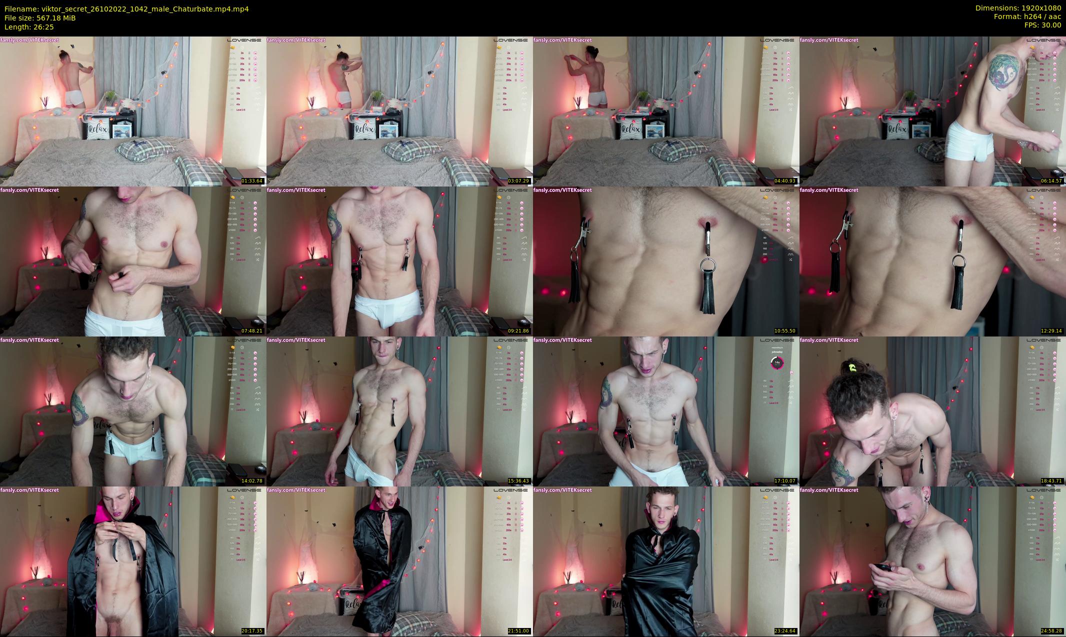 viktor_secret — 27 minute Chaturbate male cam show recording, 1080p, Oct 26, 2022