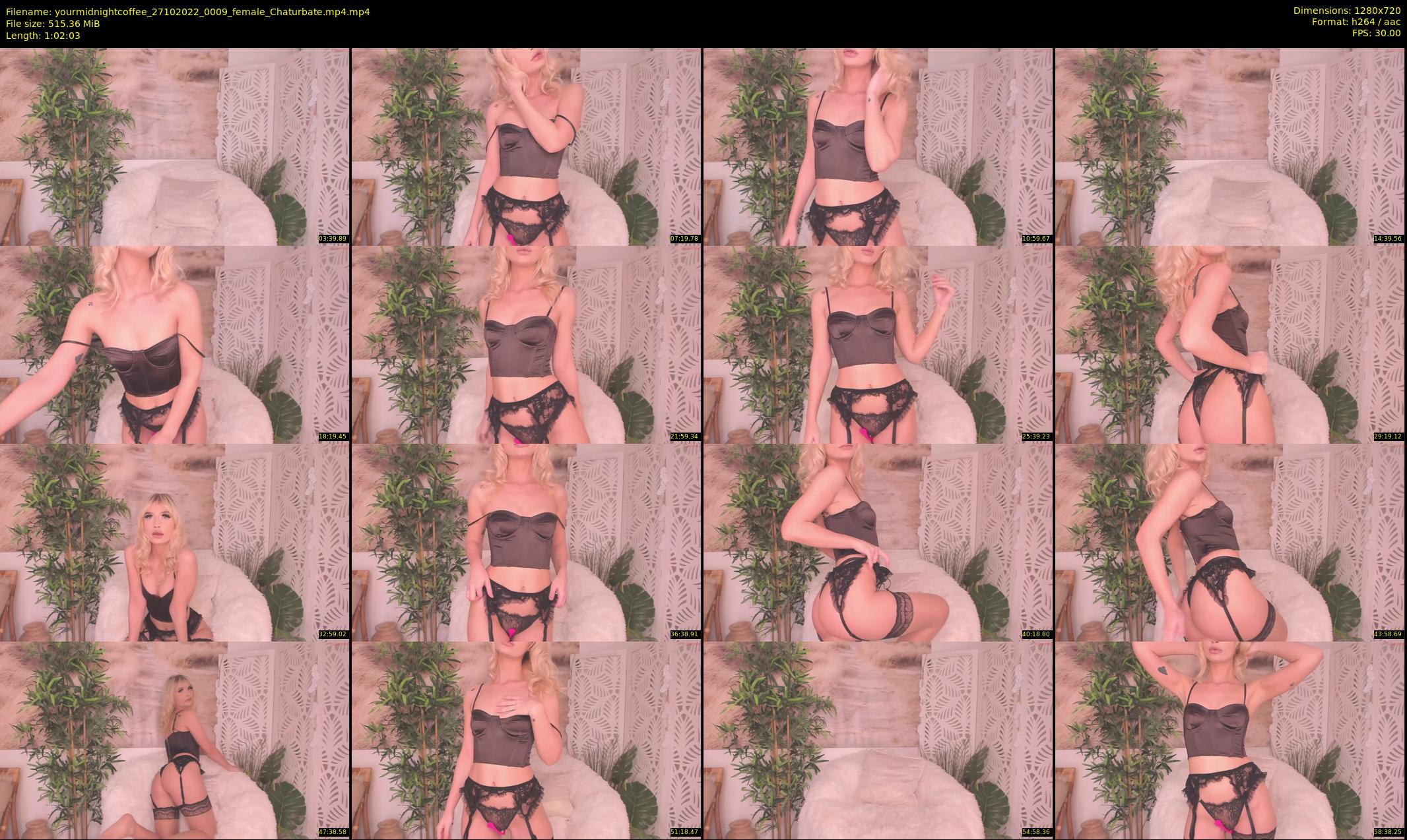 yourmidnightcoffee — 63 minute Chaturbate female cam show recording, 720p, Oct 27, 2022