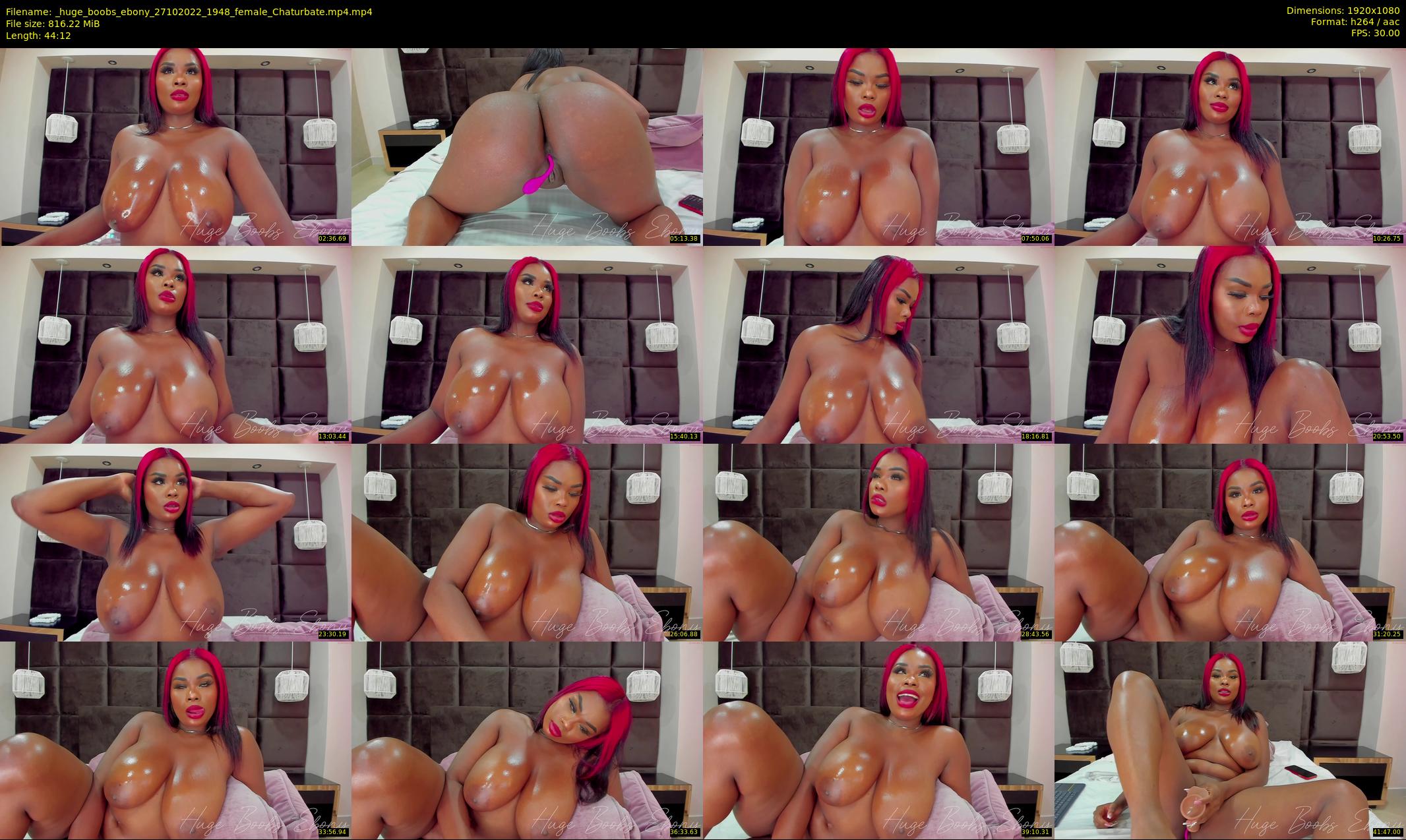 _huge_boobs_ebony — 45 minute Chaturbate female cam show recording, 1080p, Oct 27, 2022