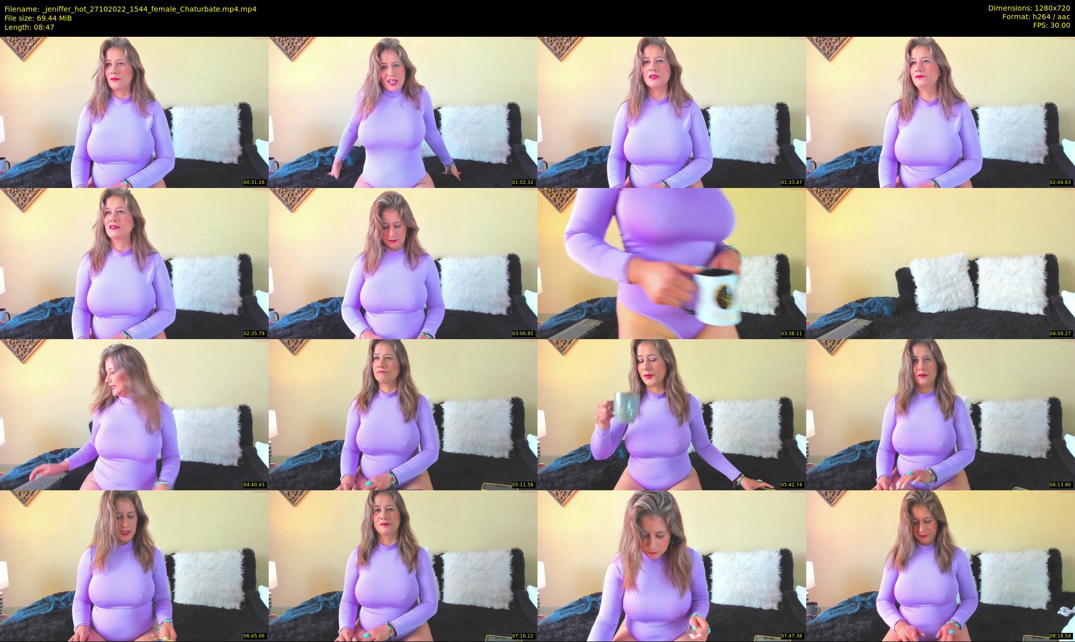 _jeniffer_hot — 9 minute Chaturbate female cam show recording, 720p, Oct 27, 2022