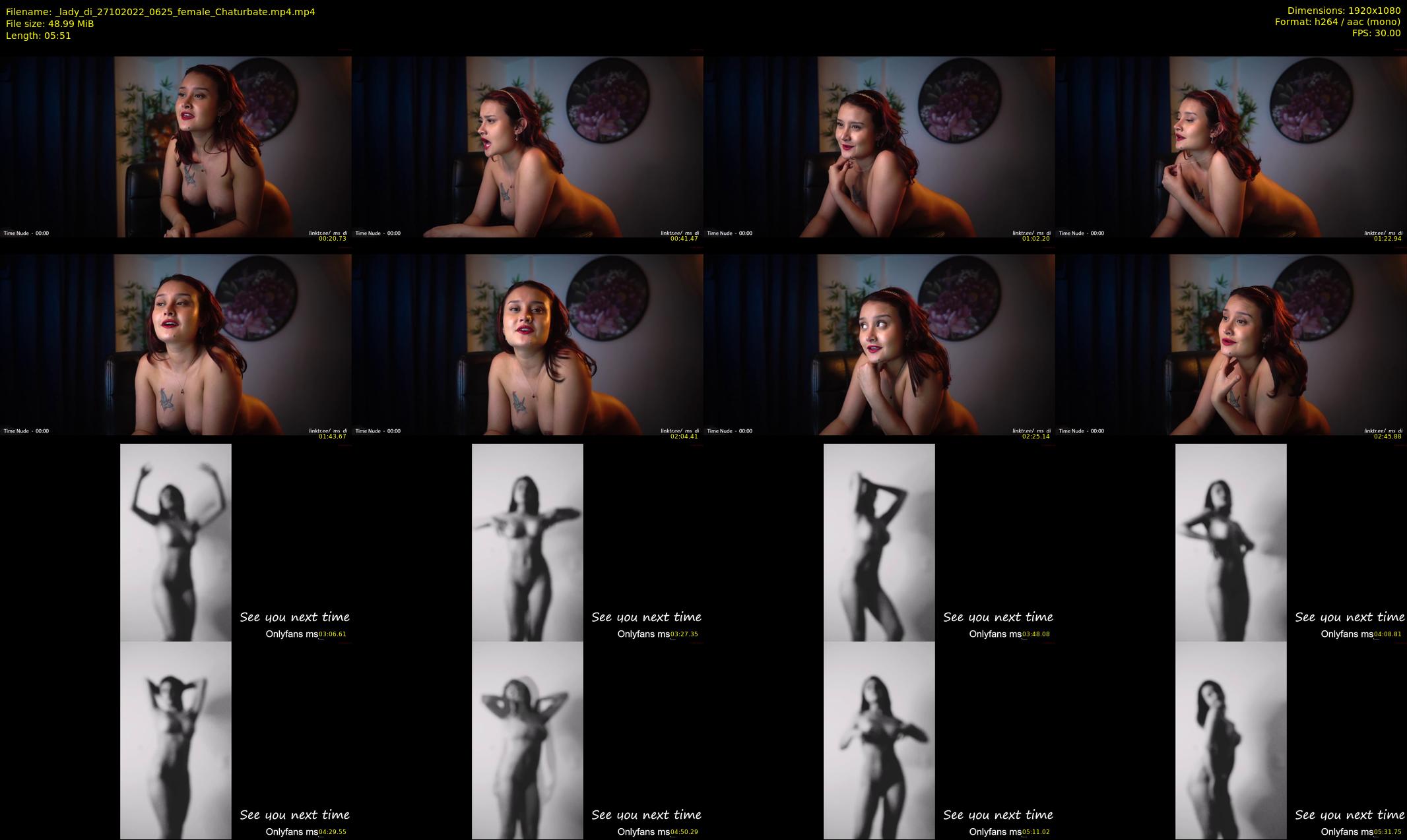 _lady_di — 6 minute Chaturbate female cam show recording, 1080p, Oct 27, 2022