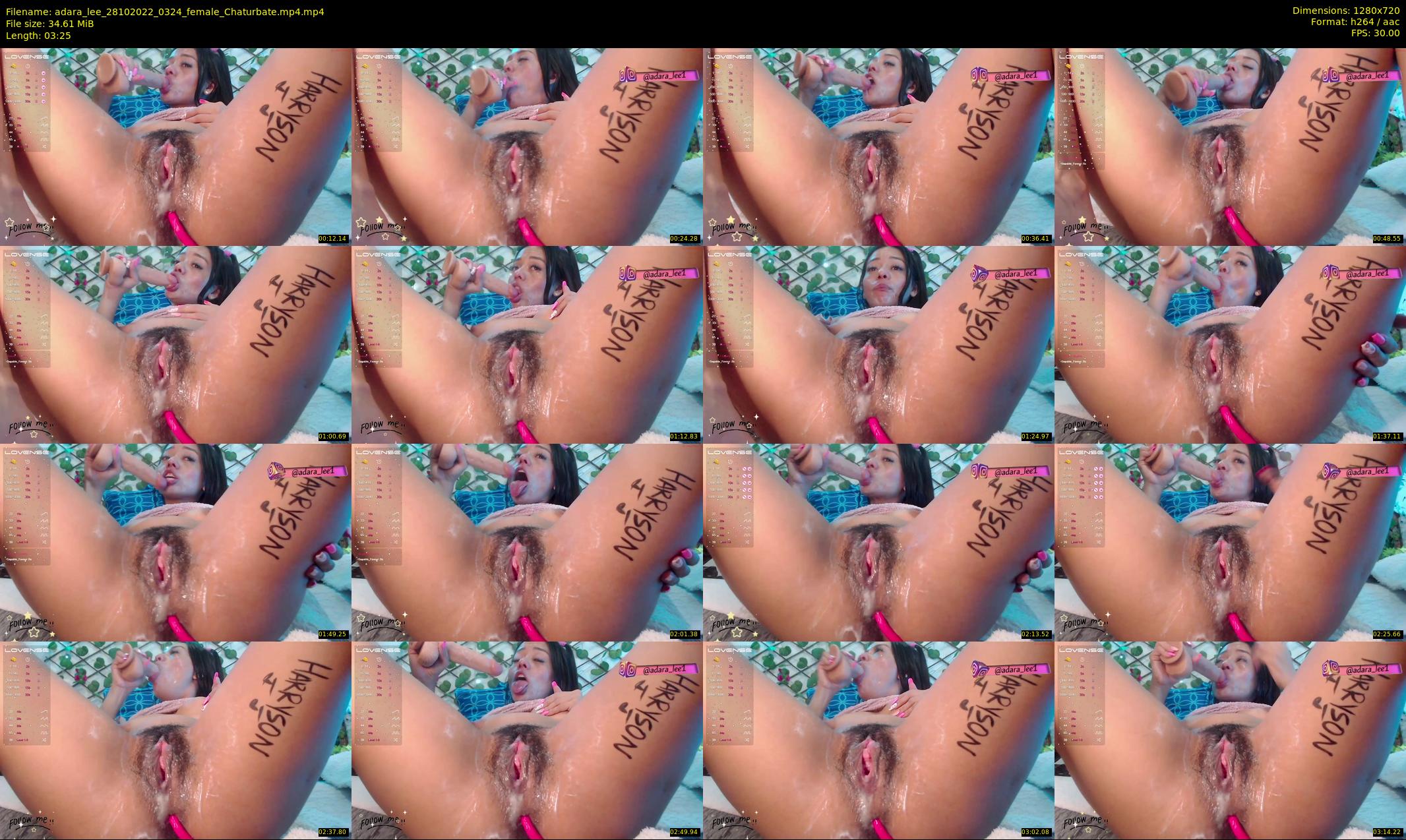 adara_lee — 4 minute Chaturbate female cam show recording, 720p, Oct 28, 2022