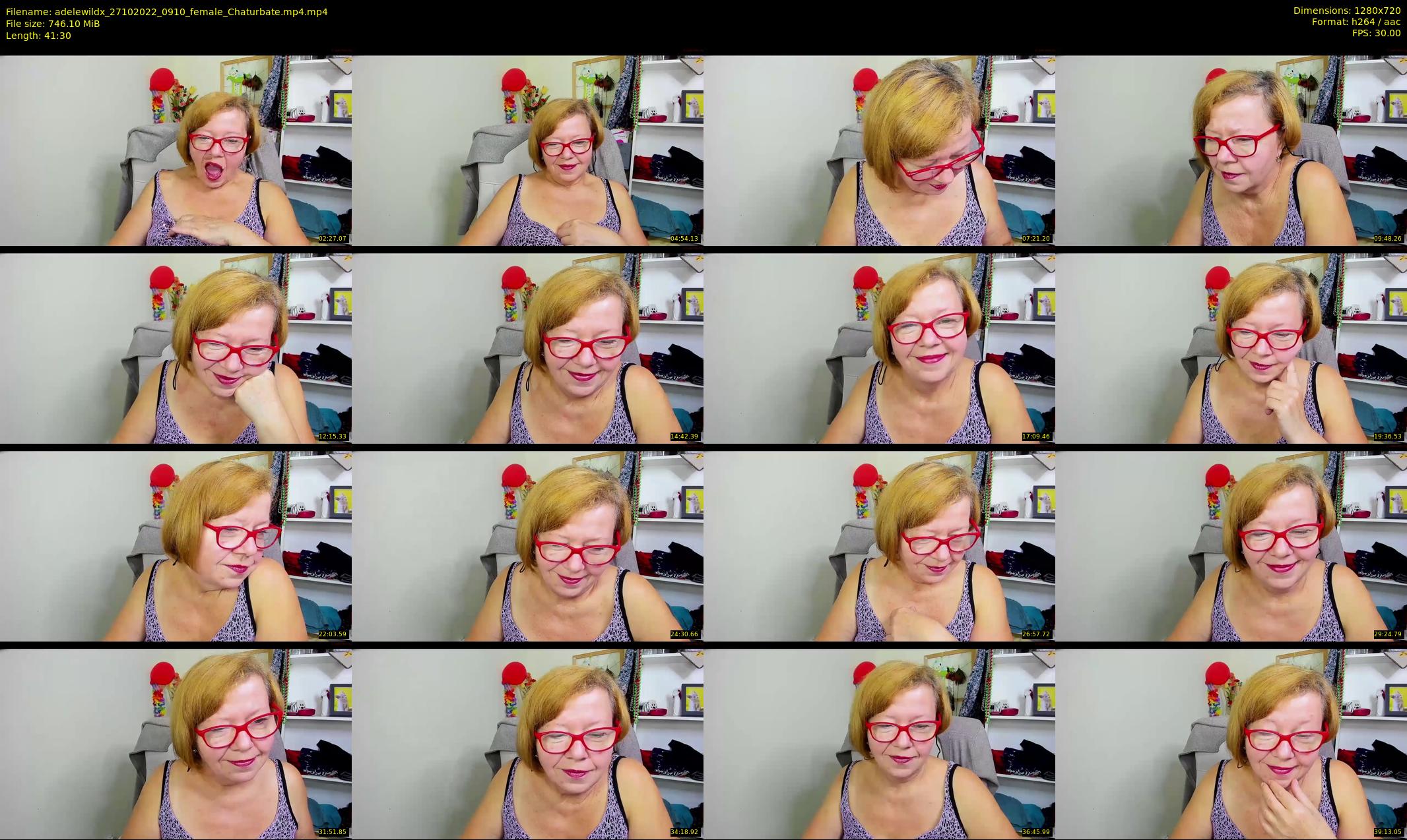 adelewildx — 42 minute Chaturbate female cam show recording, 720p, Oct 27, 2022