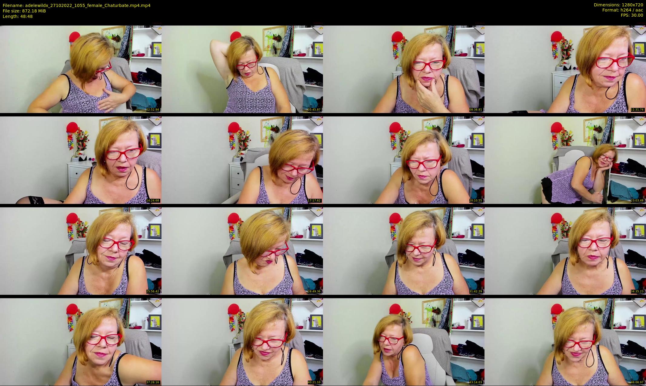 adelewildx — 49 minute Chaturbate female cam show recording, 720p, Oct 27, 2022