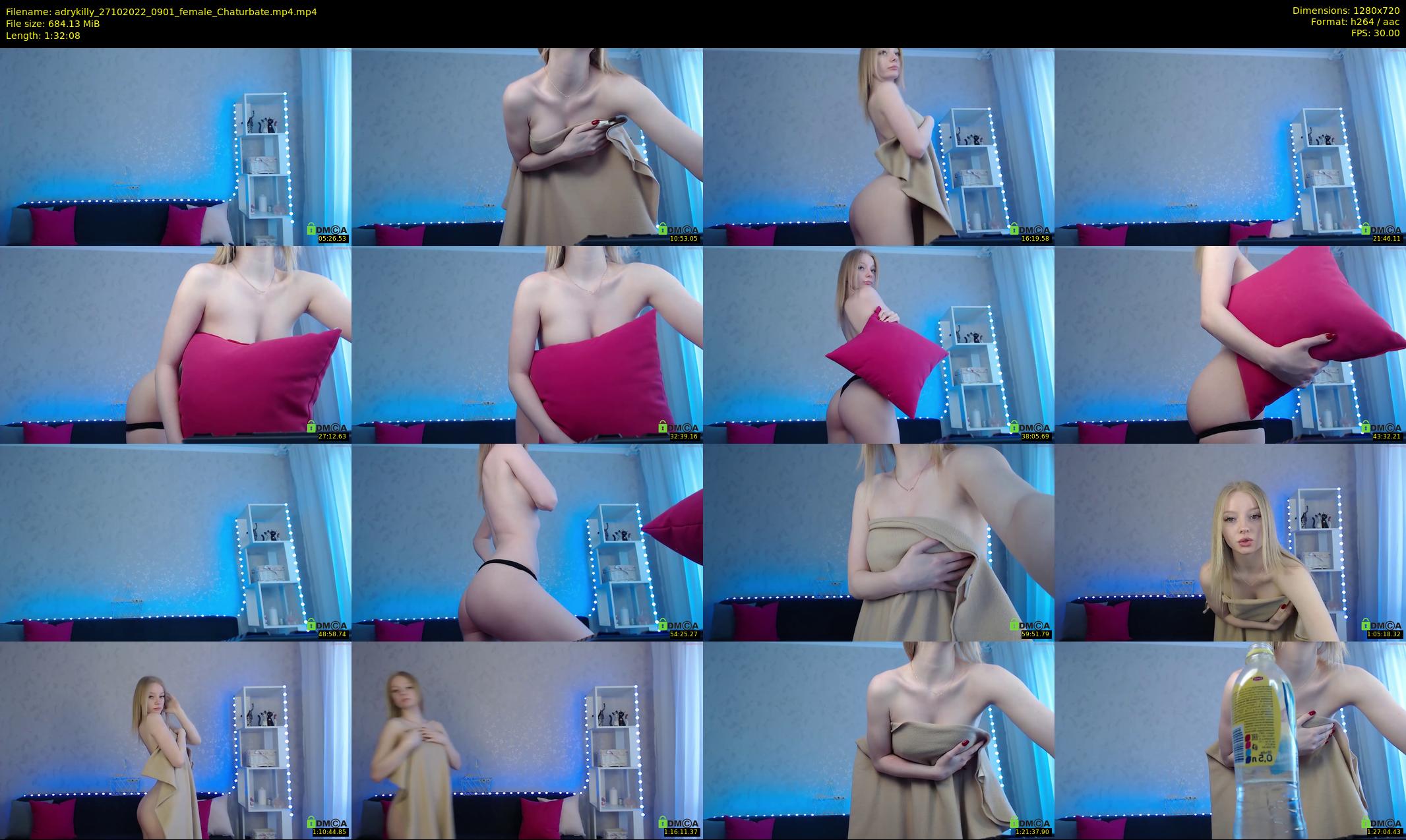 adrykilly — 93 minute Chaturbate female cam show recording, 720p, Oct 27, 2022