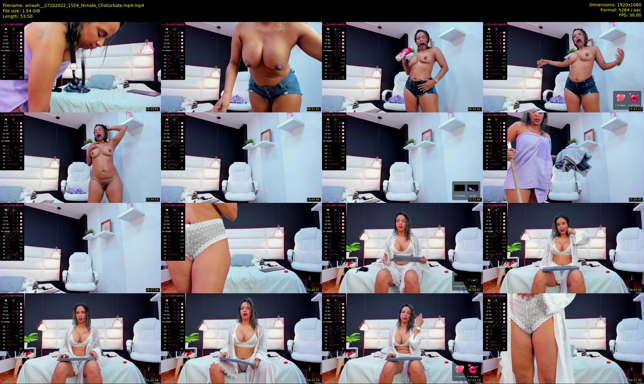 ainaah_ — 54 minute Chaturbate female cam show recording, 1080p, Oct 27, 2022