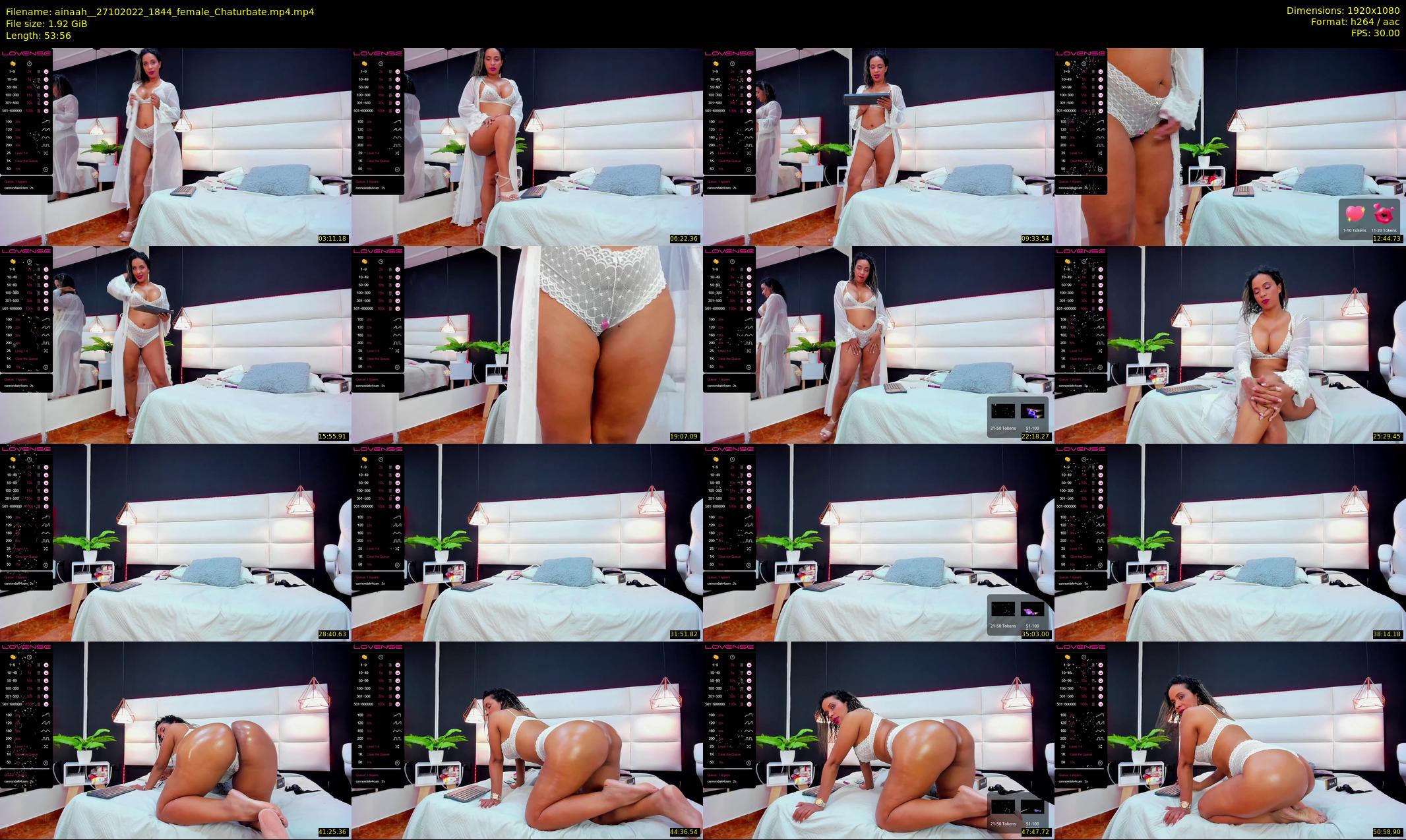 ainaah_ — 54 minute Chaturbate female cam show recording, 1080p, Oct 27, 2022