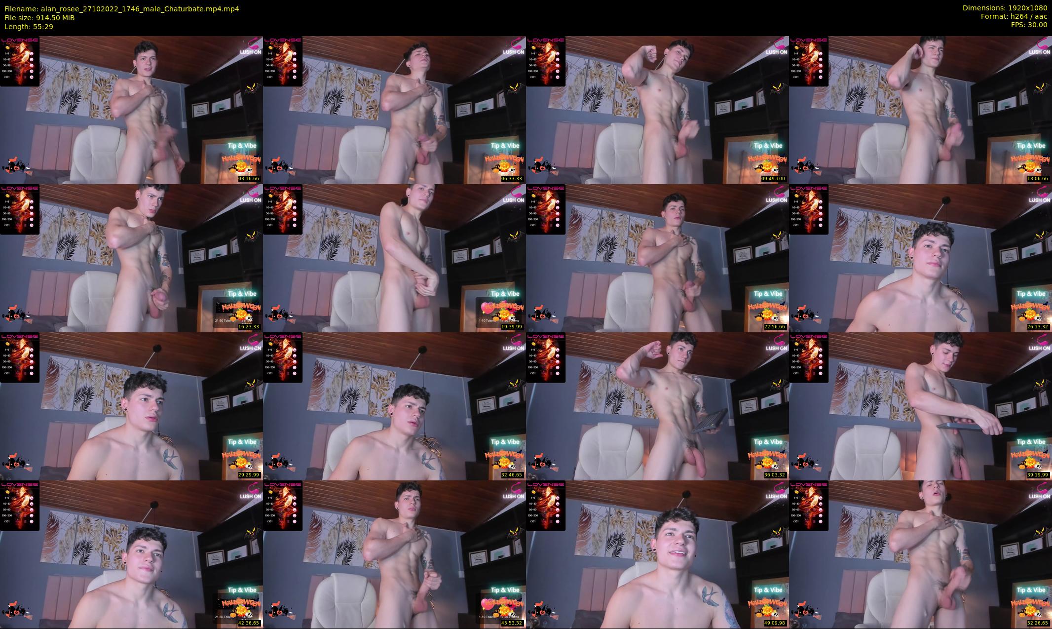 alan_rosee — 56 minute Chaturbate male cam show recording, 1080p, Oct 27, 2022