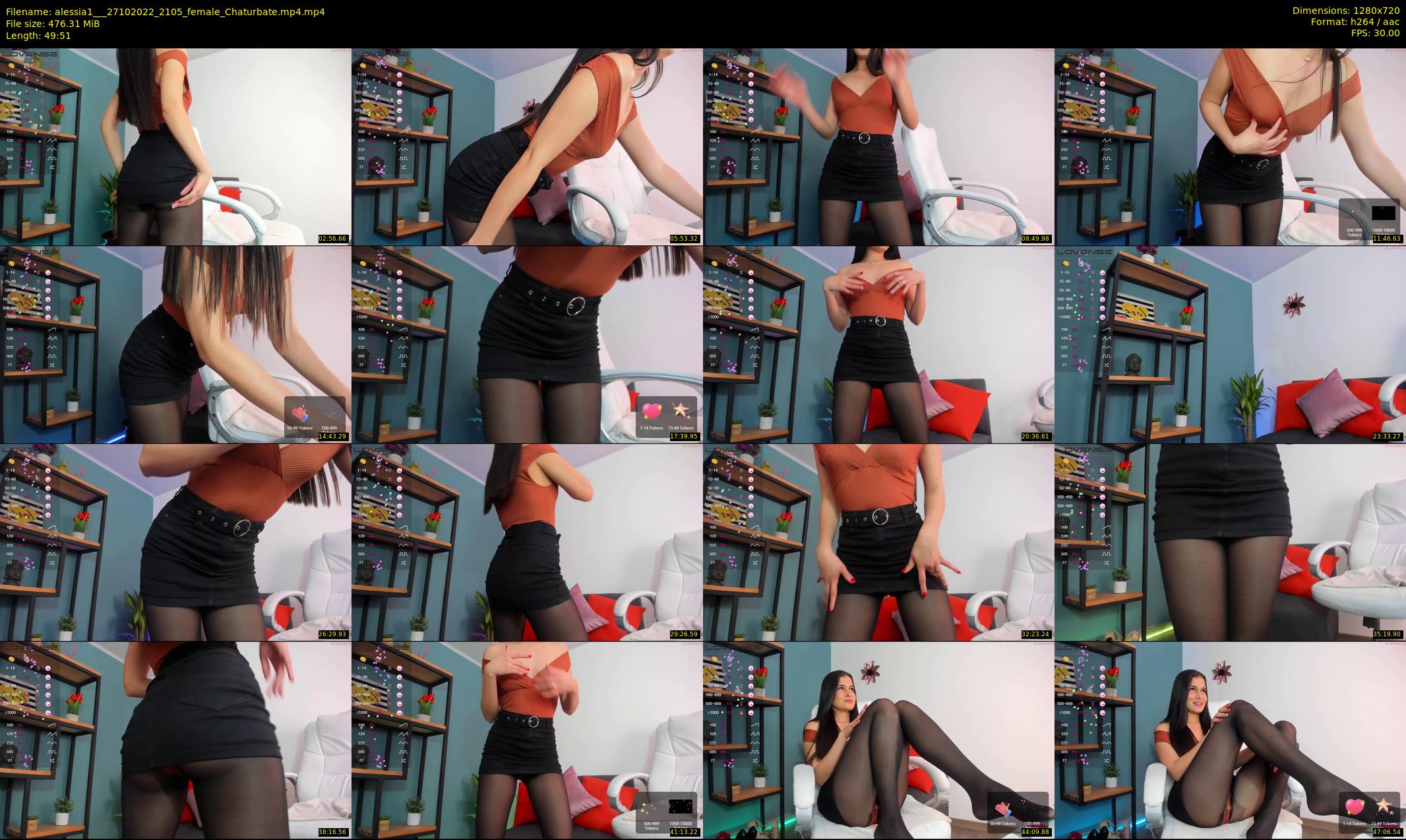 alessia1__ — 50 minute Chaturbate female cam show recording, 720p, Oct 27, 2022