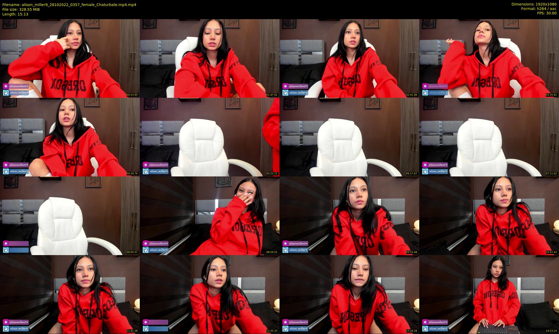 alison_miller9 — 16 minute Chaturbate female cam show recording, 1080p, Oct 28, 2022