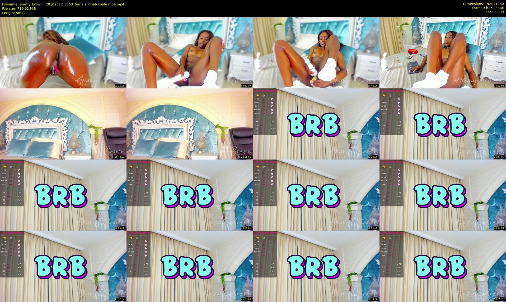 ammy_brown_ — 57 minute Chaturbate female cam show recording, 1080p, Oct 28, 2022