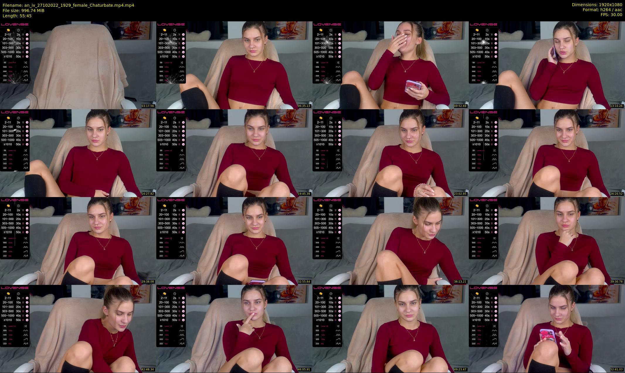 an_iv — 56 minute Chaturbate female cam show recording, 1080p, Oct 27, 2022
