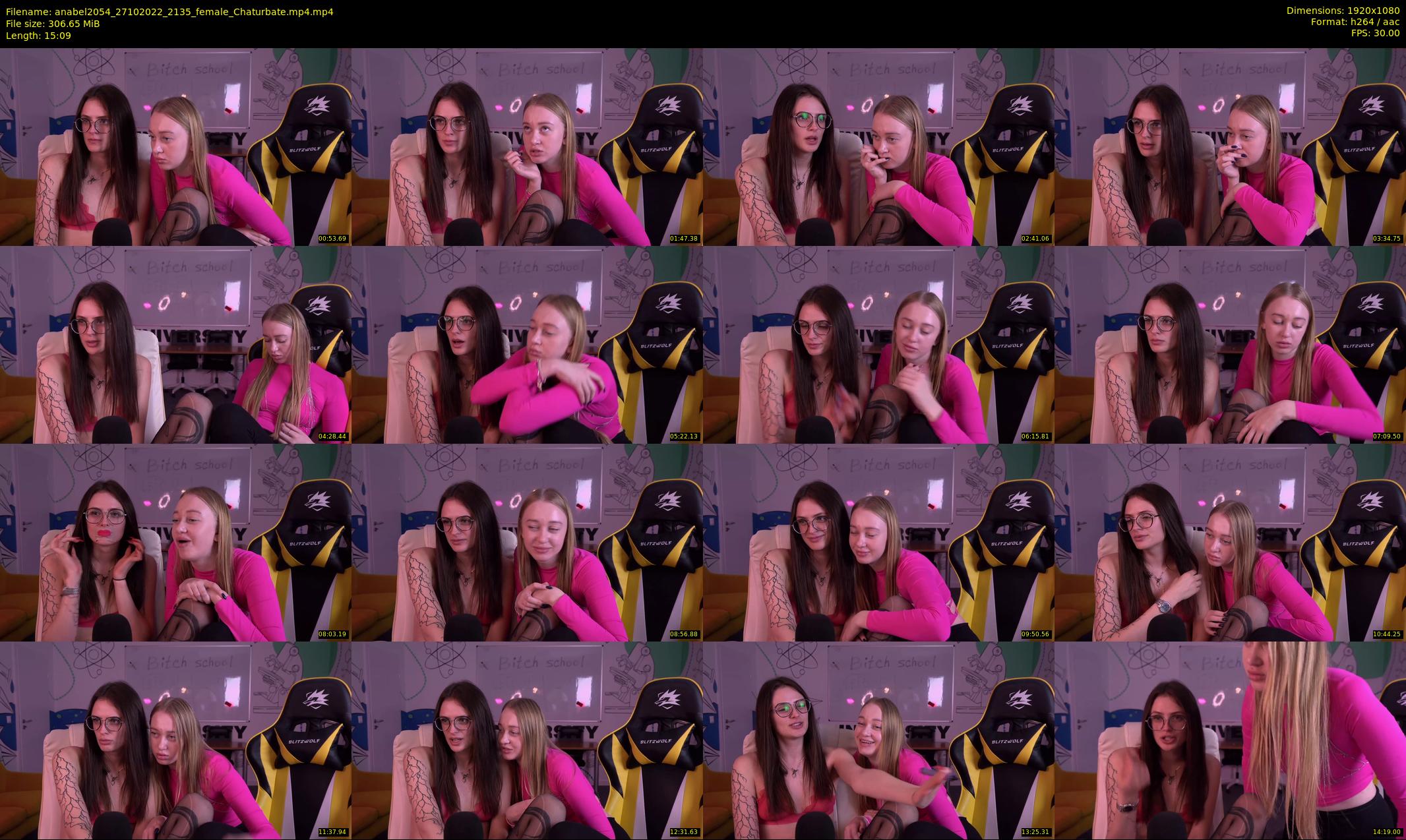 anabel2054 — 16 minute Chaturbate female cam show recording, 1080p, Oct 27, 2022