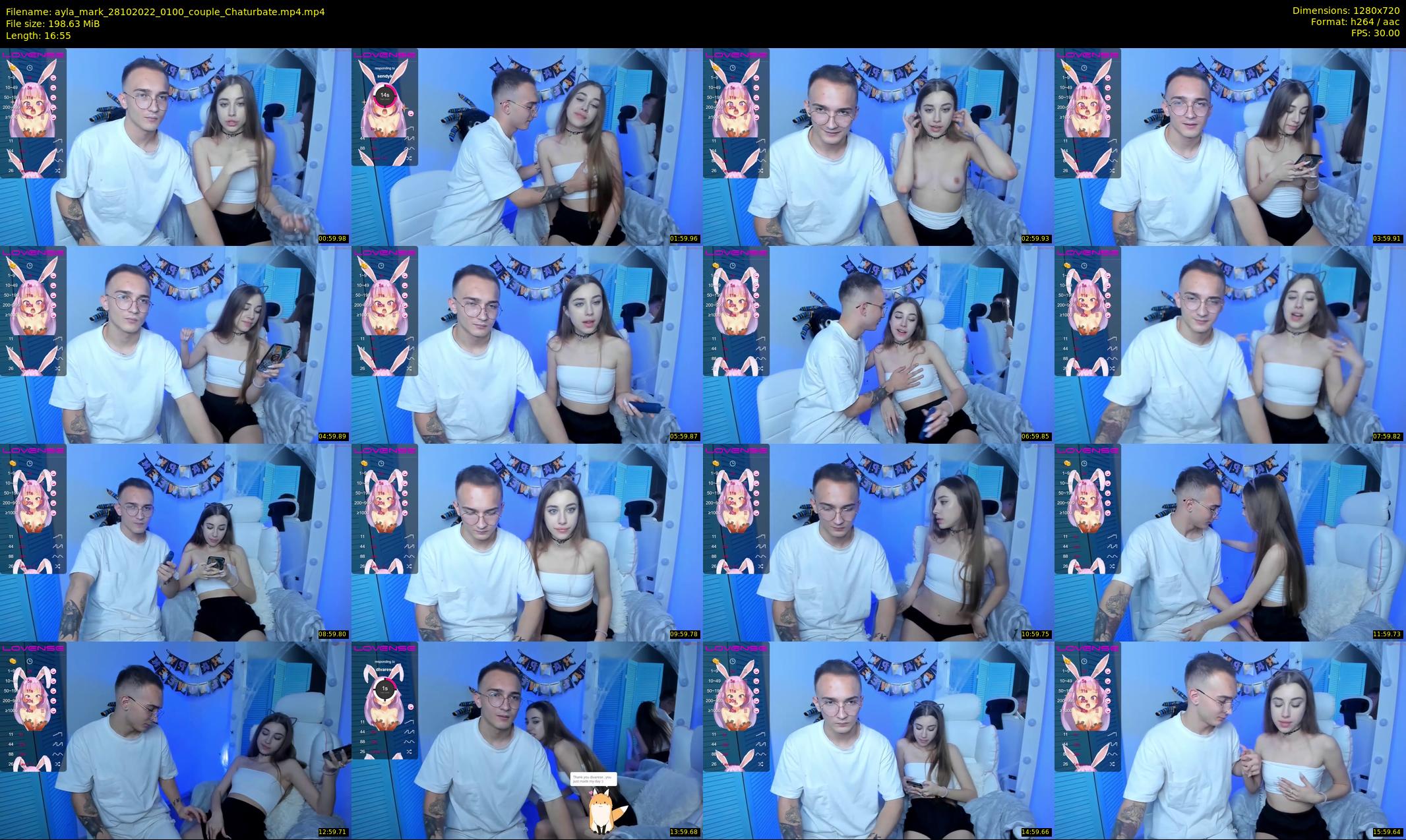 ayla_mark — 17 minute Chaturbate couple cam show recording, 720p, Oct 28, 2022