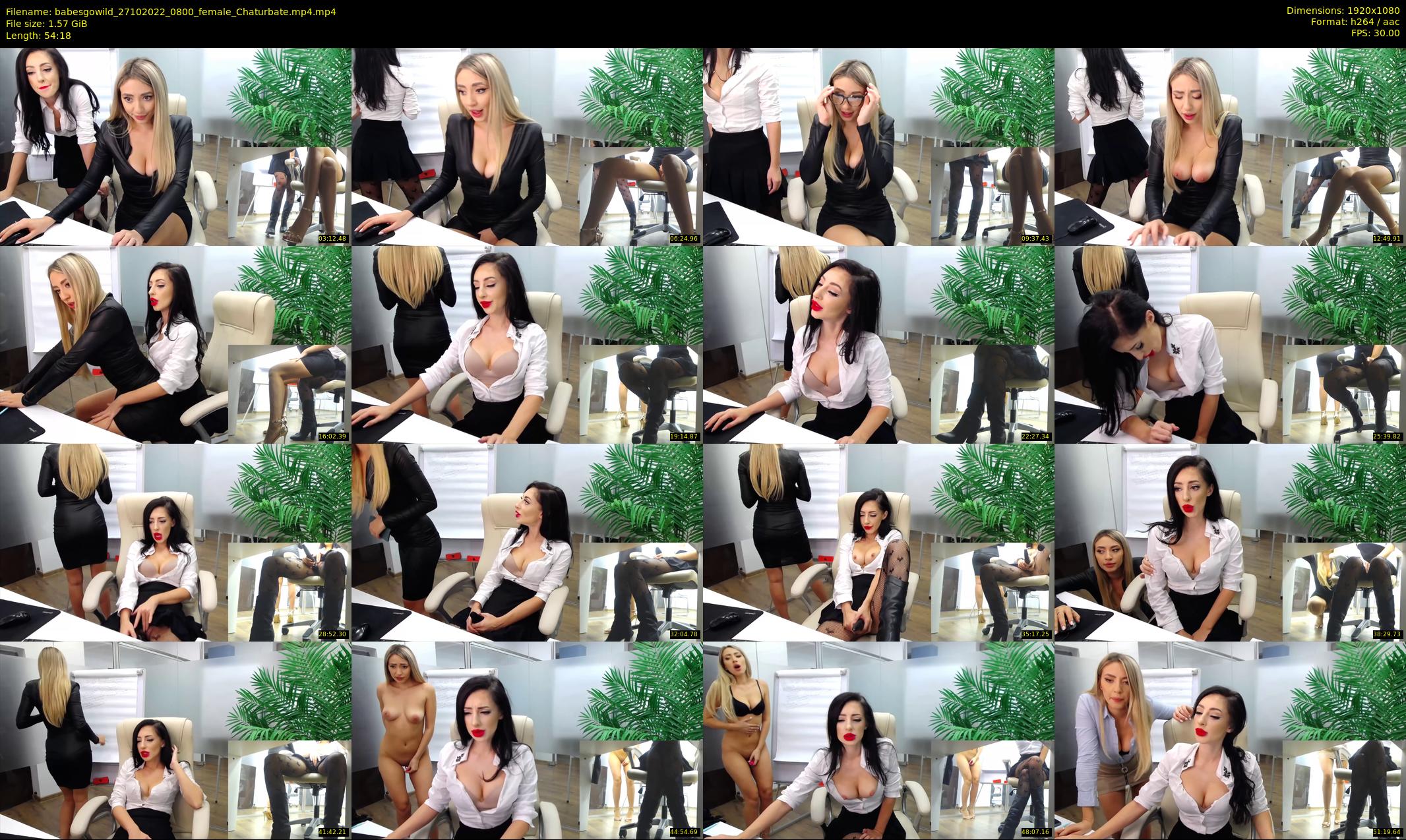babesgowild — 55 minute Chaturbate couple cam show recording, 1080p, Oct 27, 2022