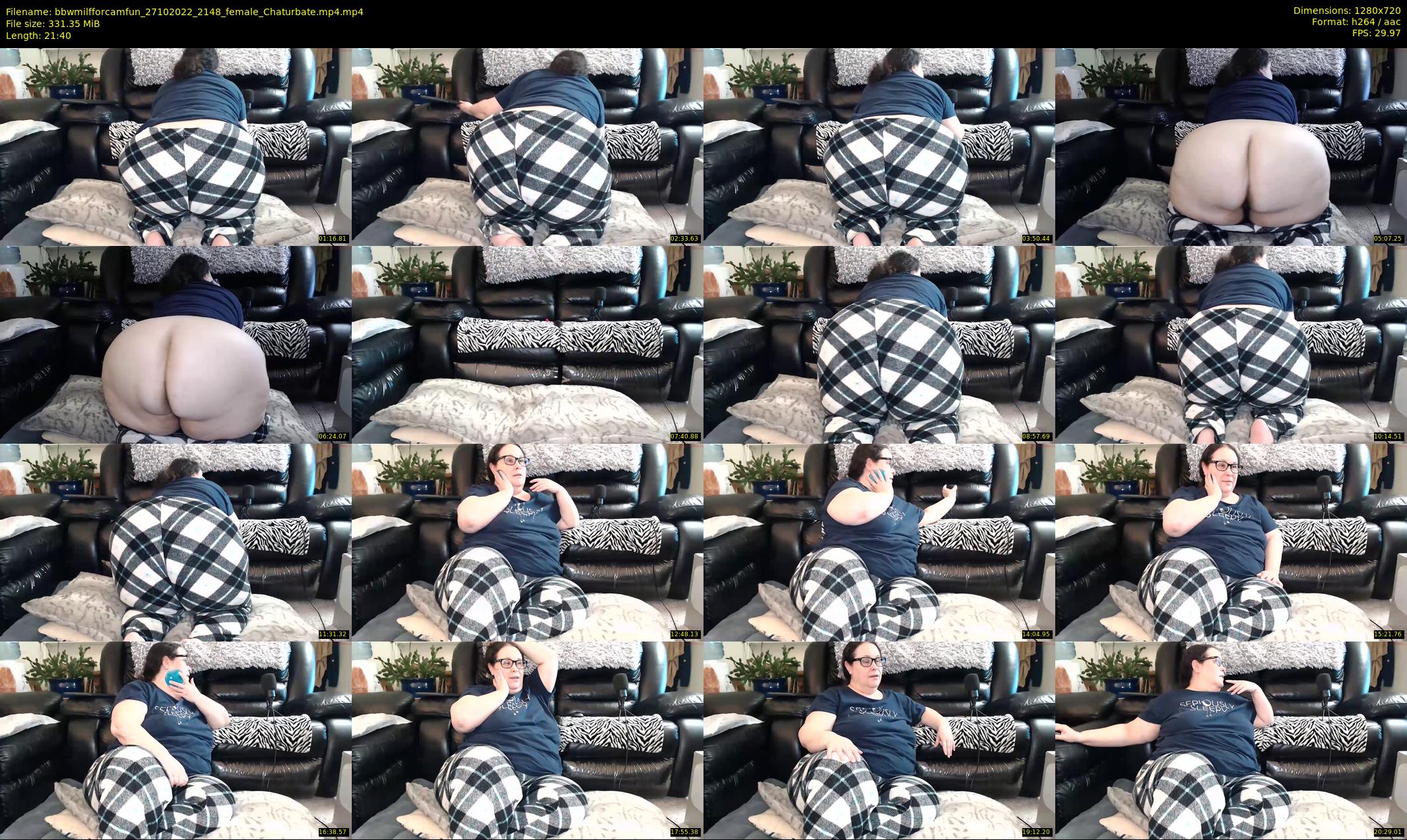 bbwmilfforcamfun — 22 minute Chaturbate female cam show recording, 720p, Oct 27, 2022
