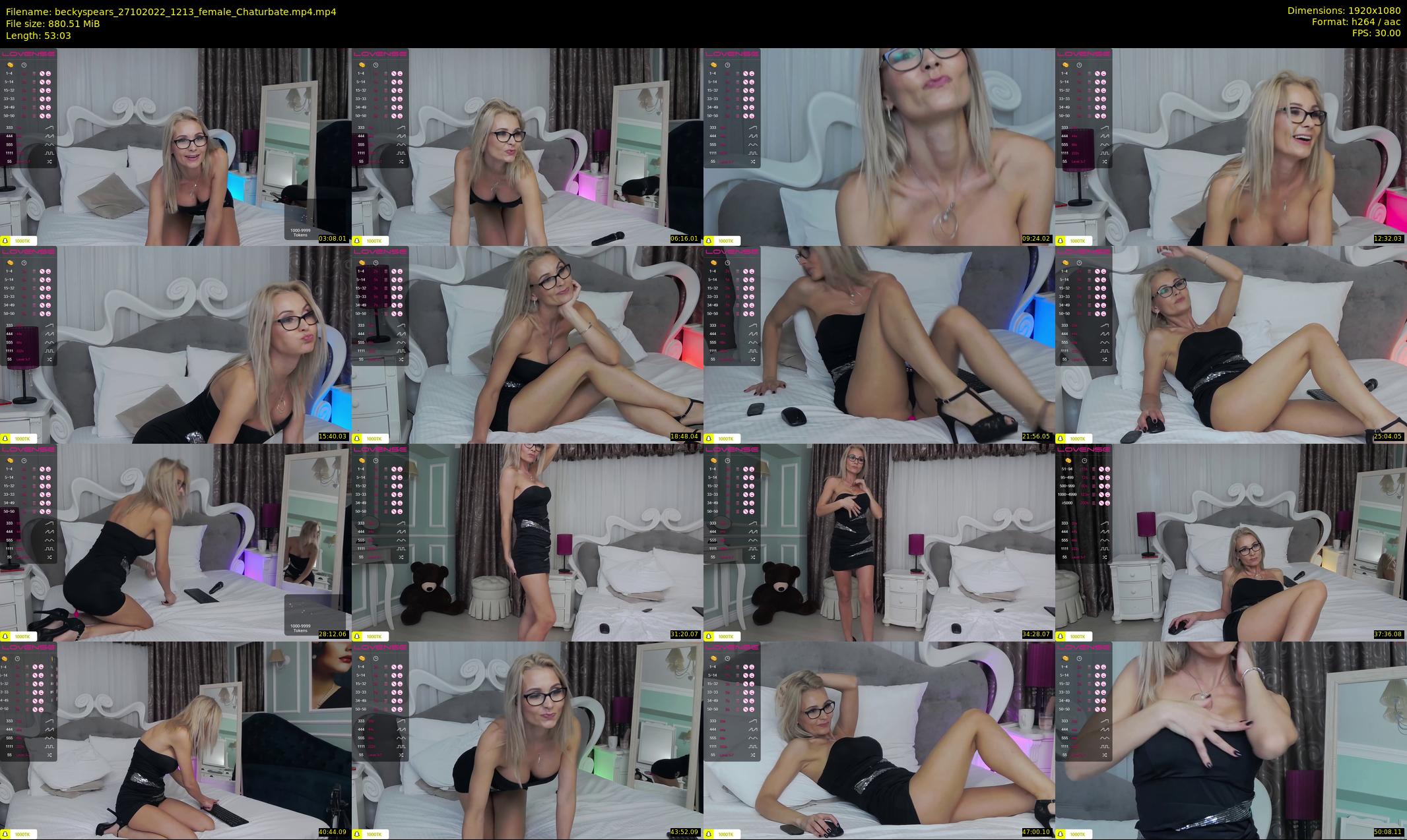 beckyspears — 54 minute Chaturbate female cam show recording, 1080p, Oct 27, 2022