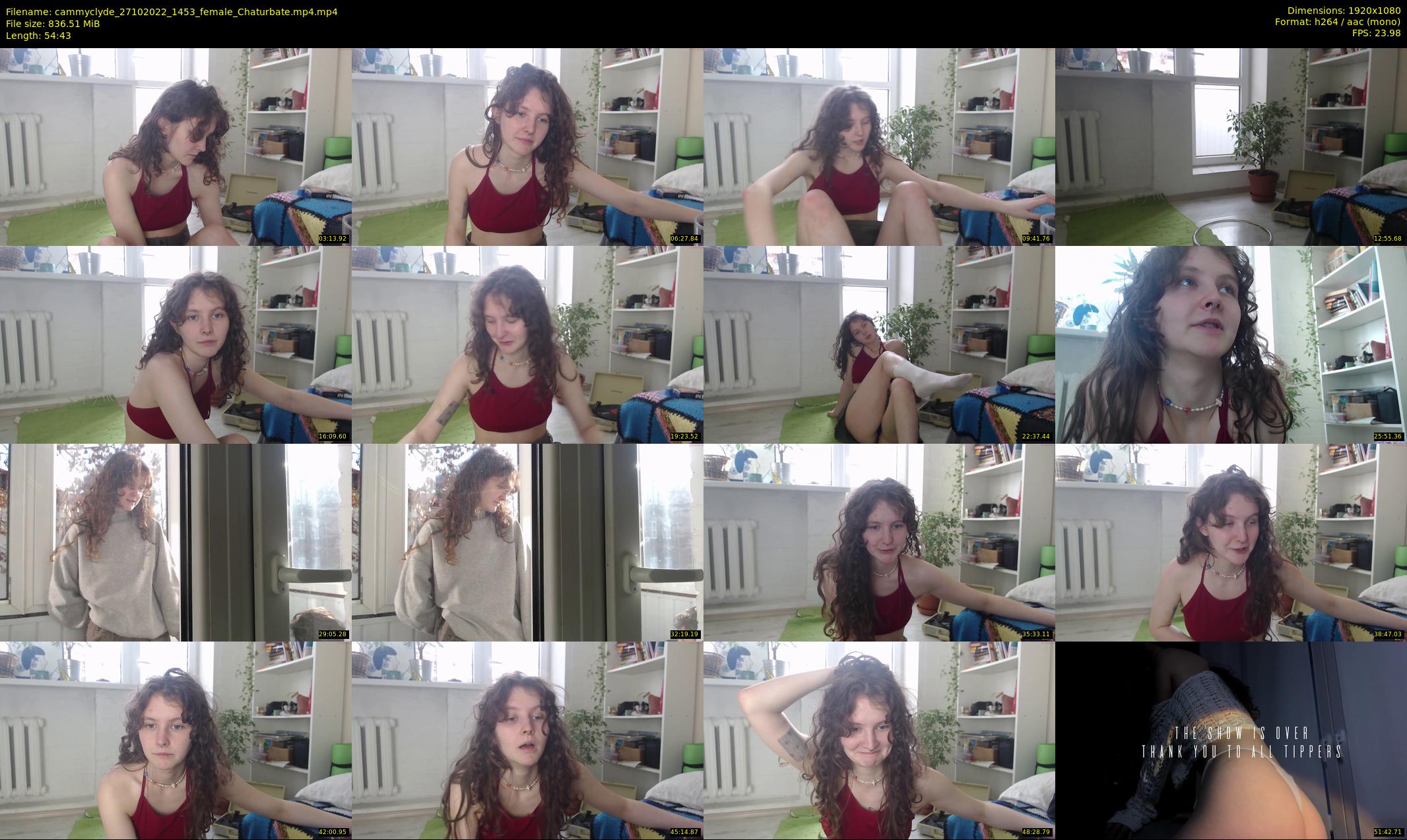 cammyclyde — 55 minute Chaturbate female cam show recording, 1080p, Oct 27, 2022