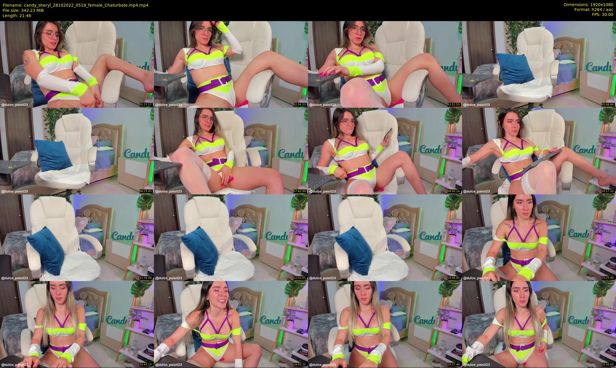 candy_sheryl — 22 minute Chaturbate female cam show recording, 1080p, Oct 28, 2022