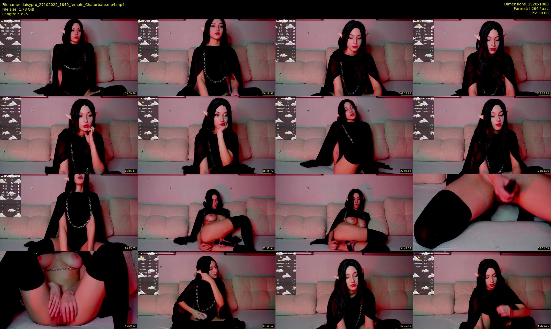 daisypro — 54 minute Chaturbate couple cam show recording, 1080p, Oct 27, 2022