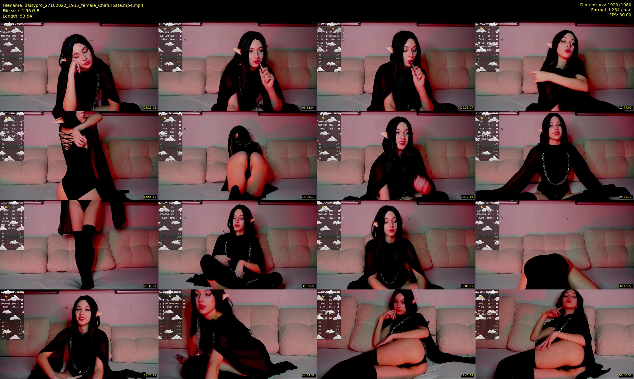 daisypro — 54 minute Chaturbate couple cam show recording, 1080p, Oct 27, 2022