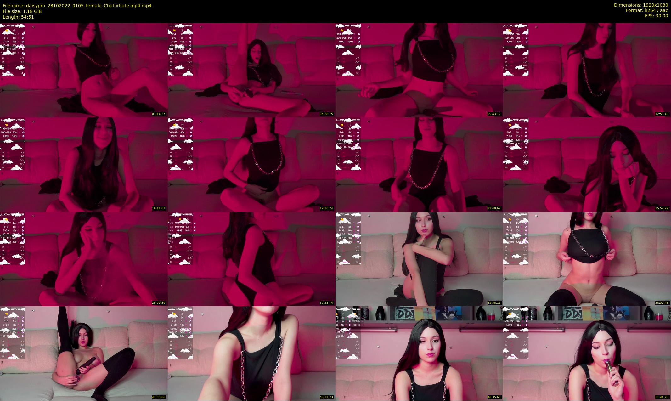 daisypro — 55 minute Chaturbate couple cam show recording, 1080p, Oct 28, 2022