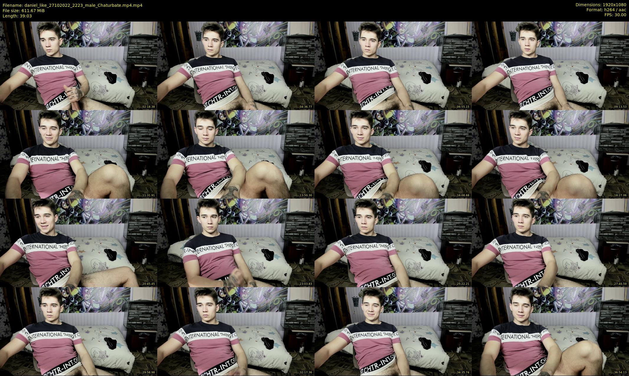 daniel_like — 40 minute Chaturbate male cam show recording, 1080p, Oct 27, 2022