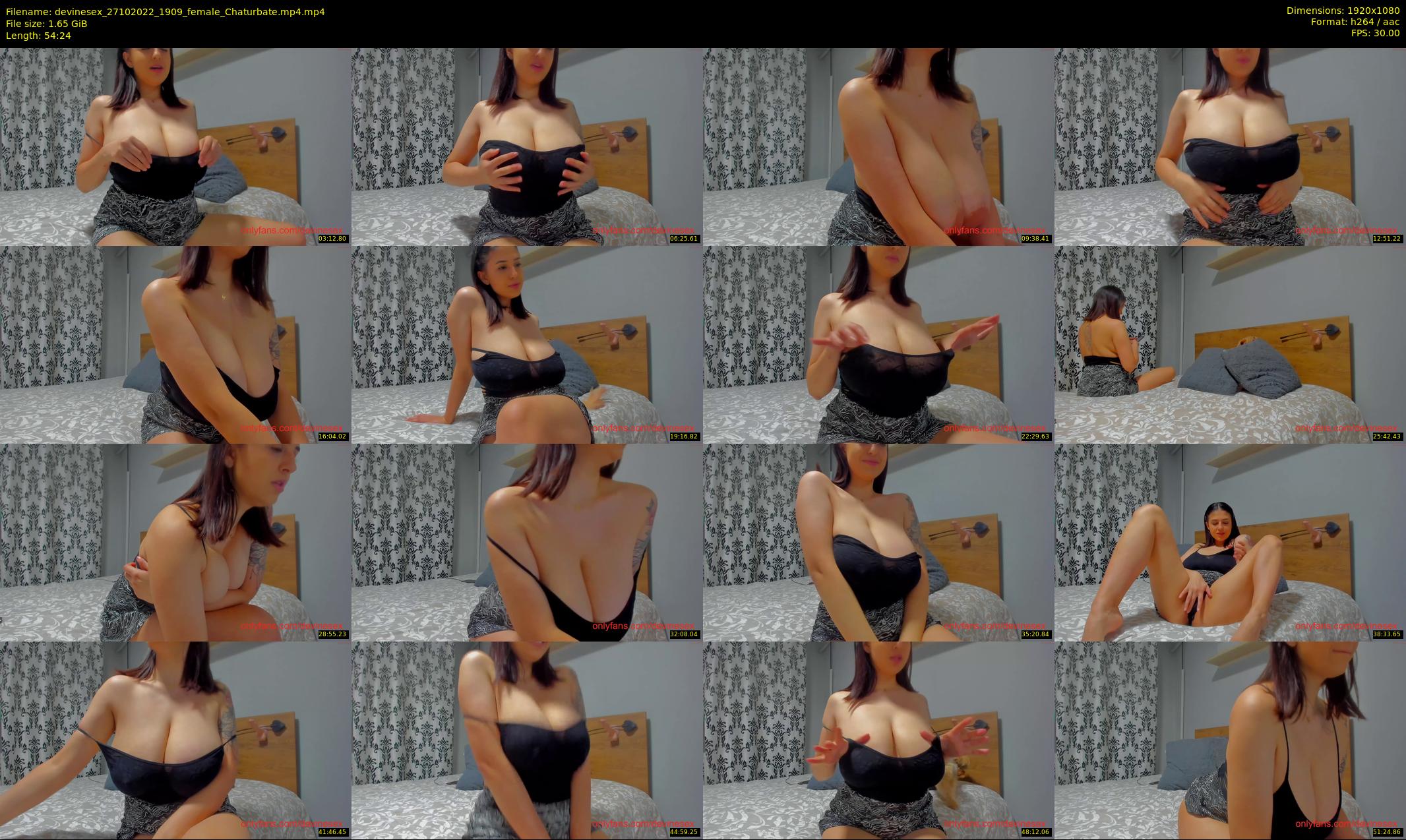 devinesex — 55 minute Chaturbate female cam show recording, 1080p, Oct 27, 2022