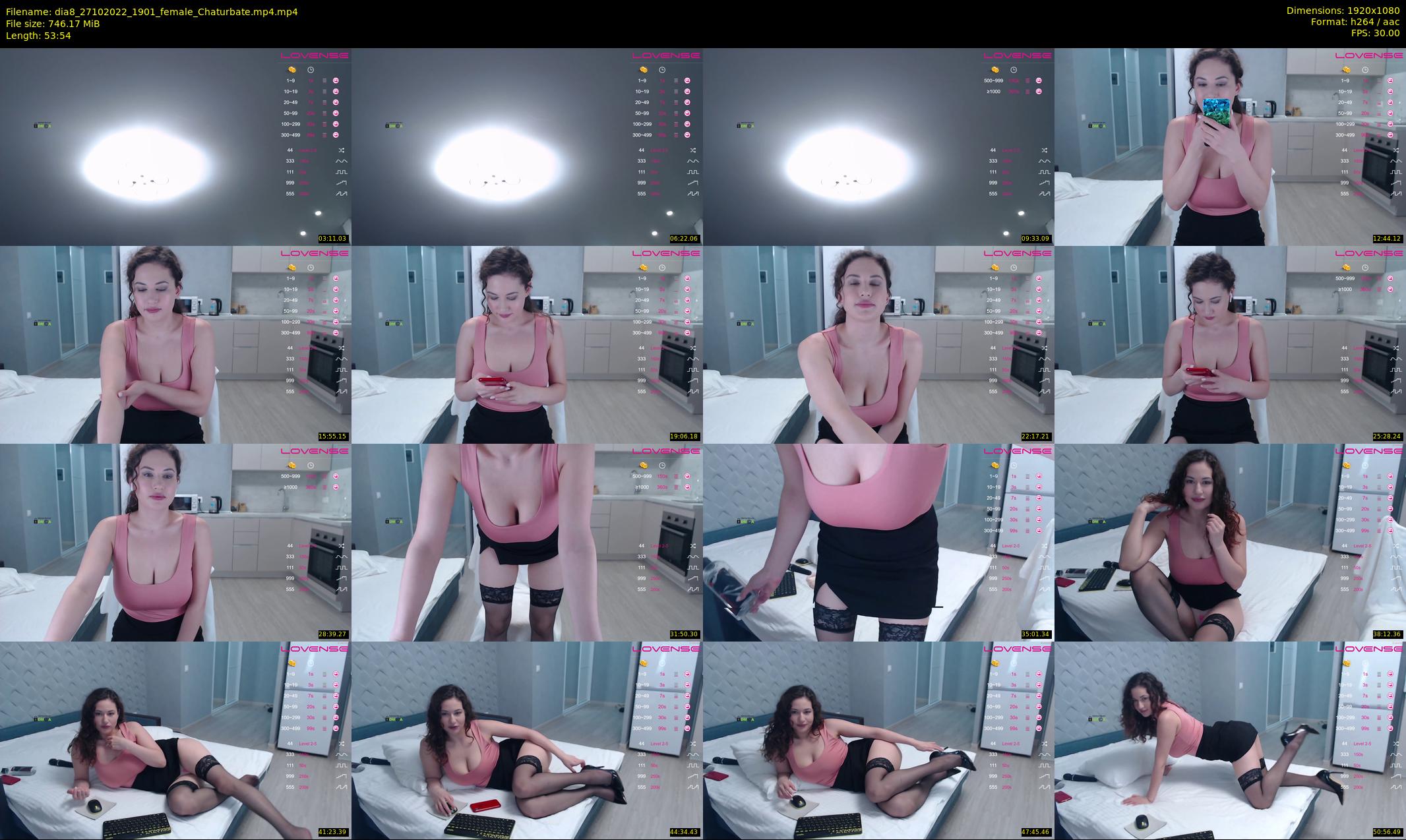 dia8 — 54 minute Chaturbate female cam show recording, 1080p, Oct 27, 2022
