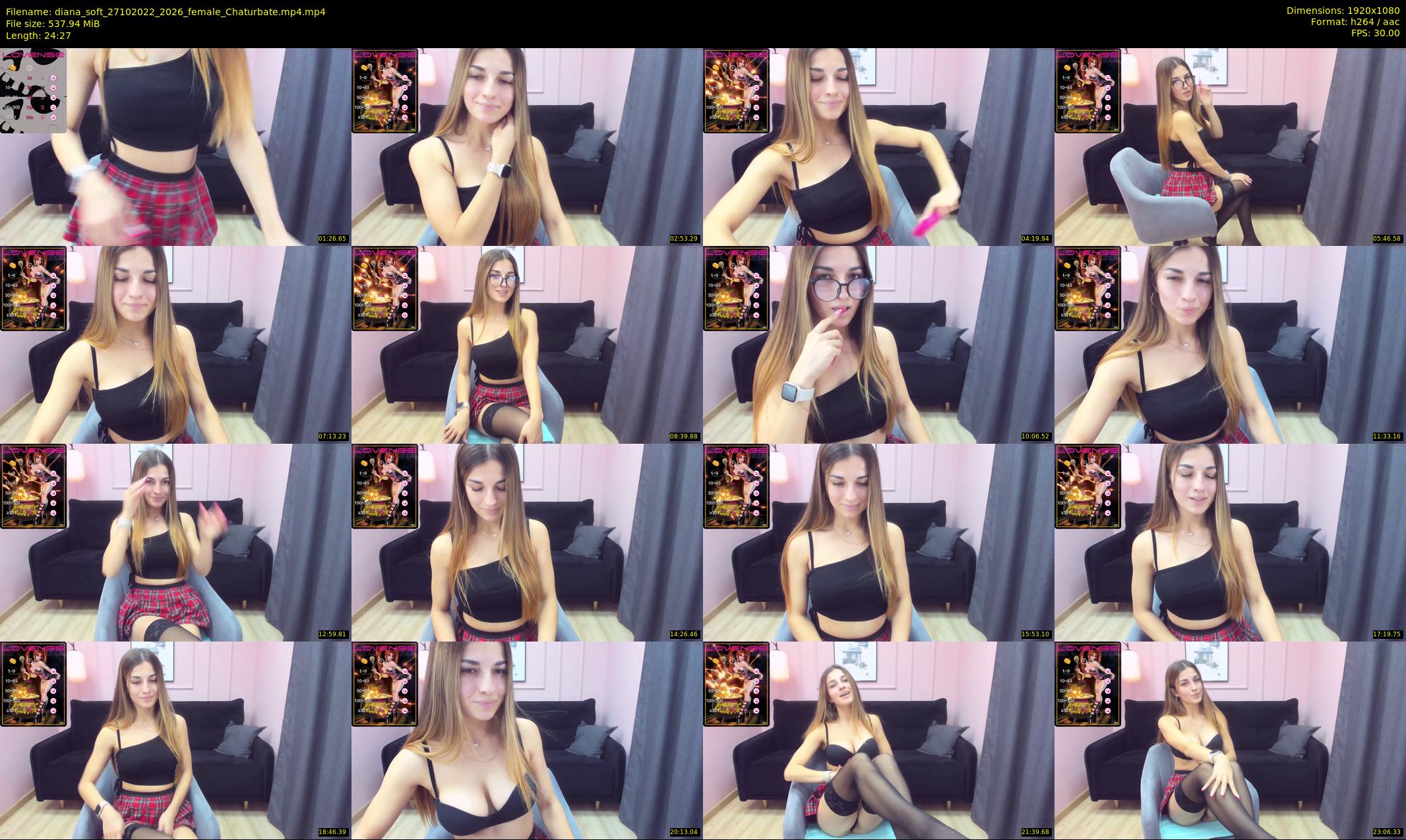 diana_soft — 25 minute Chaturbate female cam show recording, 1080p, Oct 27, 2022